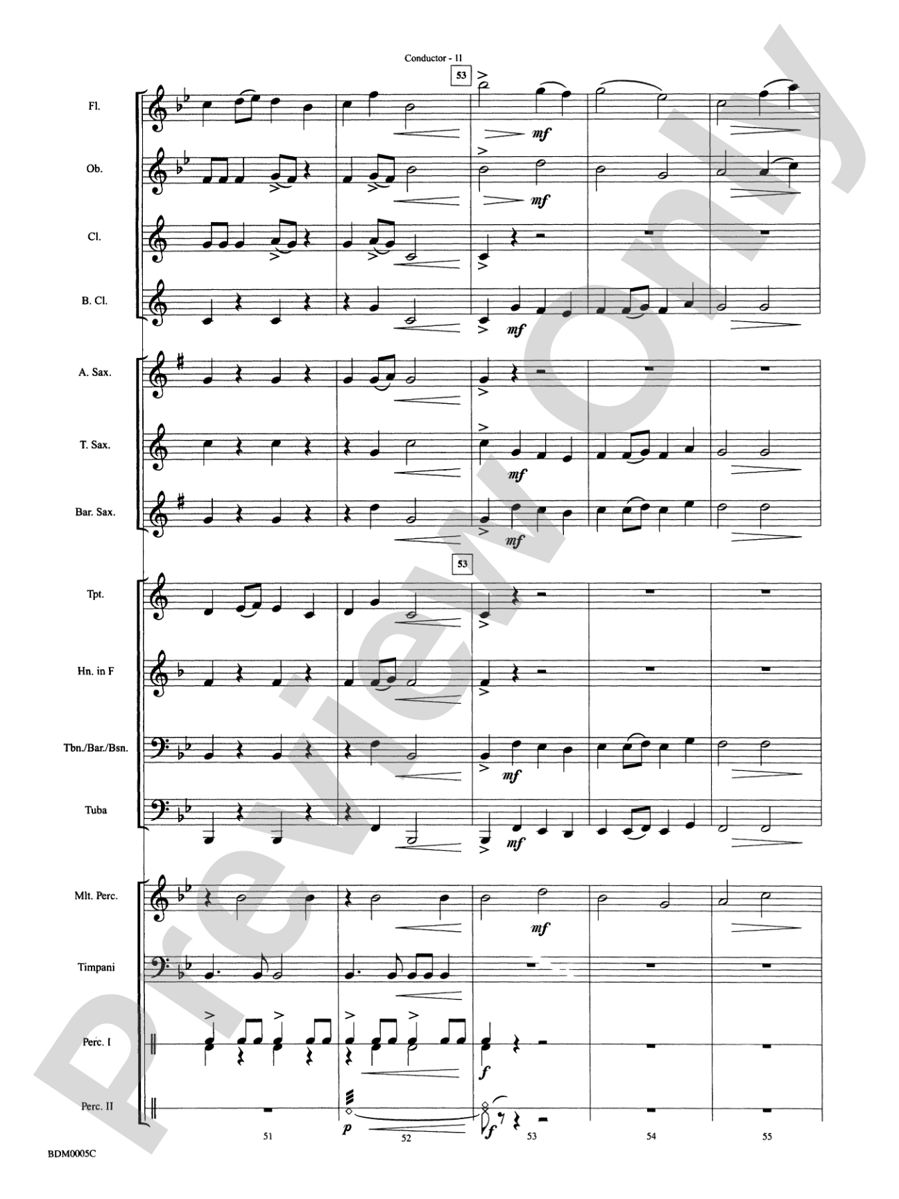 Dance Celebration: Concert Band Conductor Score & Parts