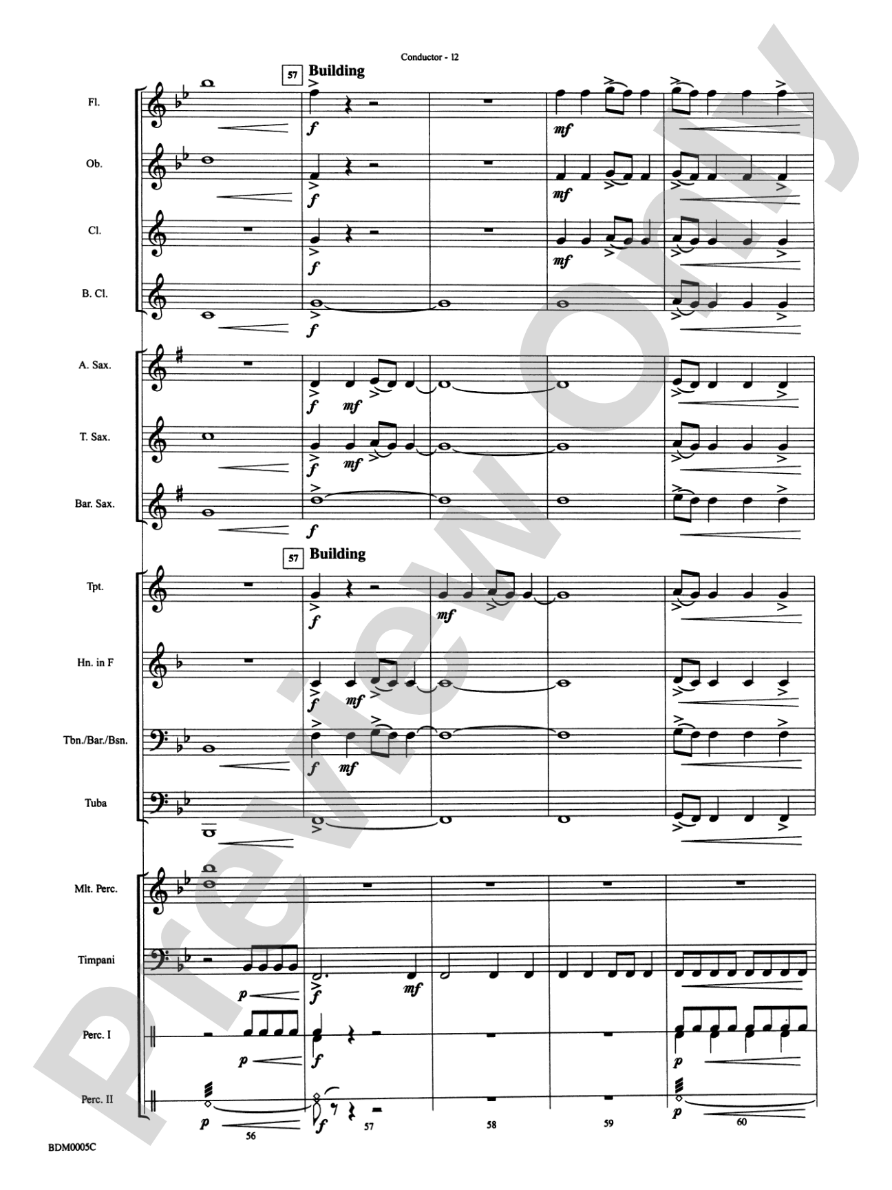 Dance Celebration: Concert Band Conductor Score & Parts