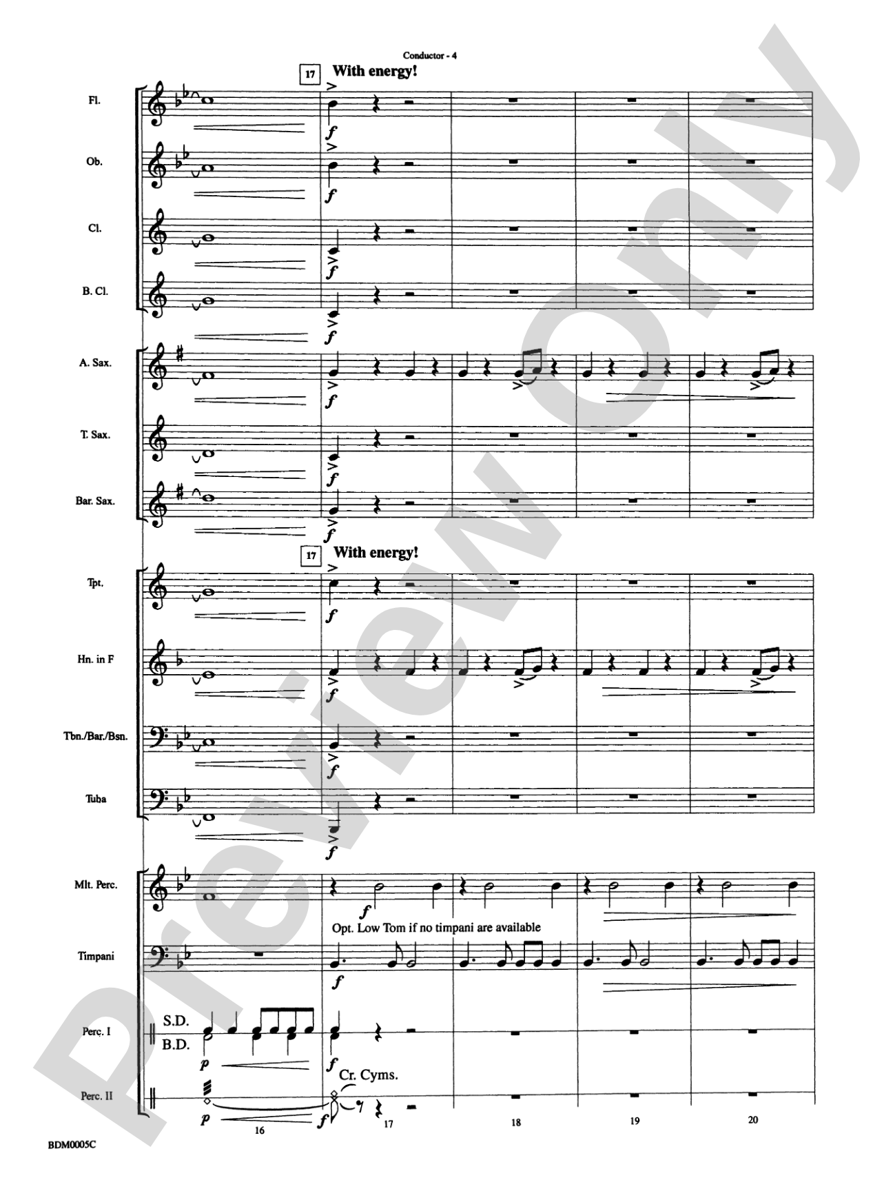 Dance Celebration: Concert Band Conductor Score & Parts