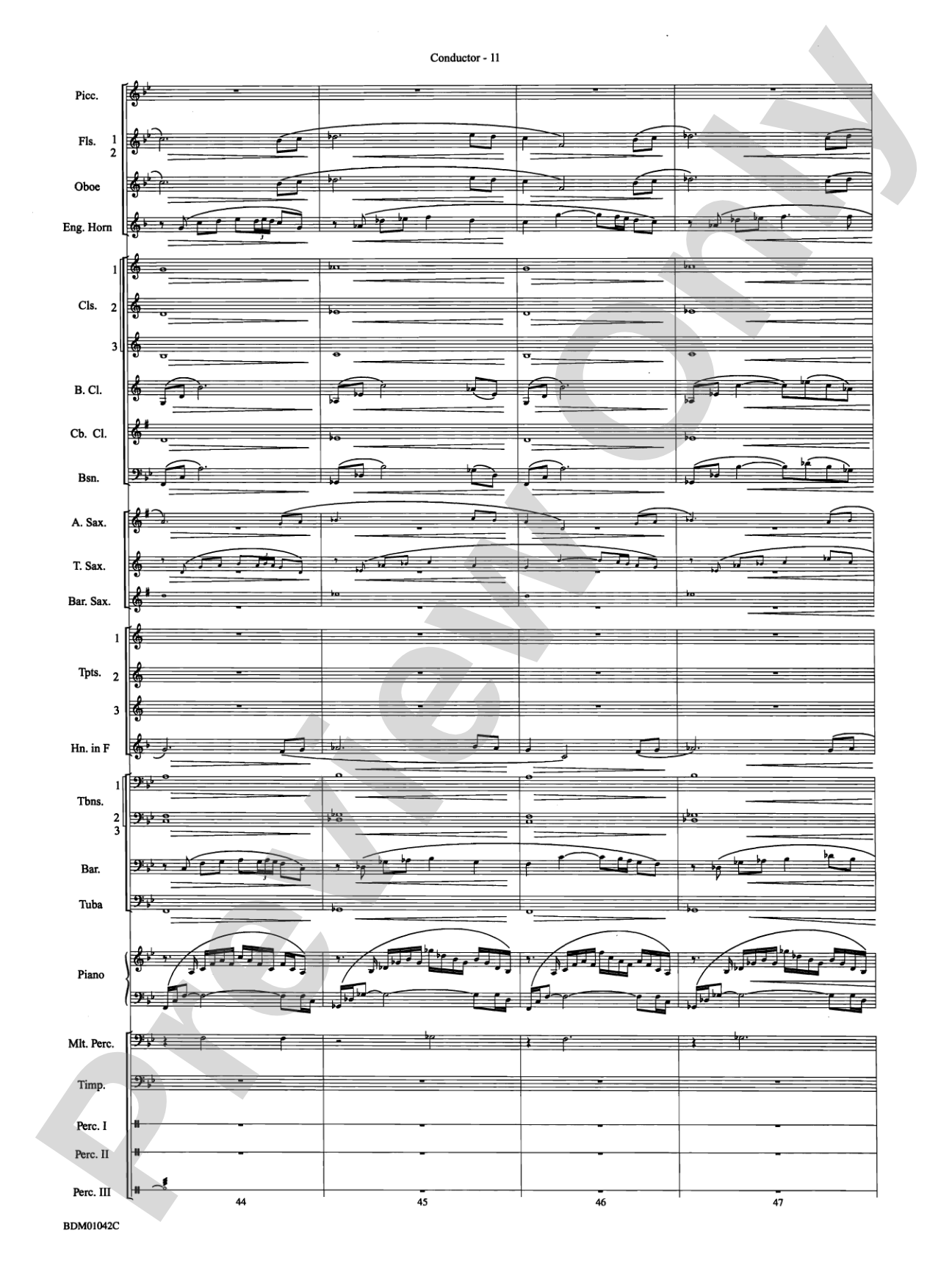 The Isle of Calypso (from The Odyssey (Symphony No. 2)): Concert Band Conductor Score & Parts