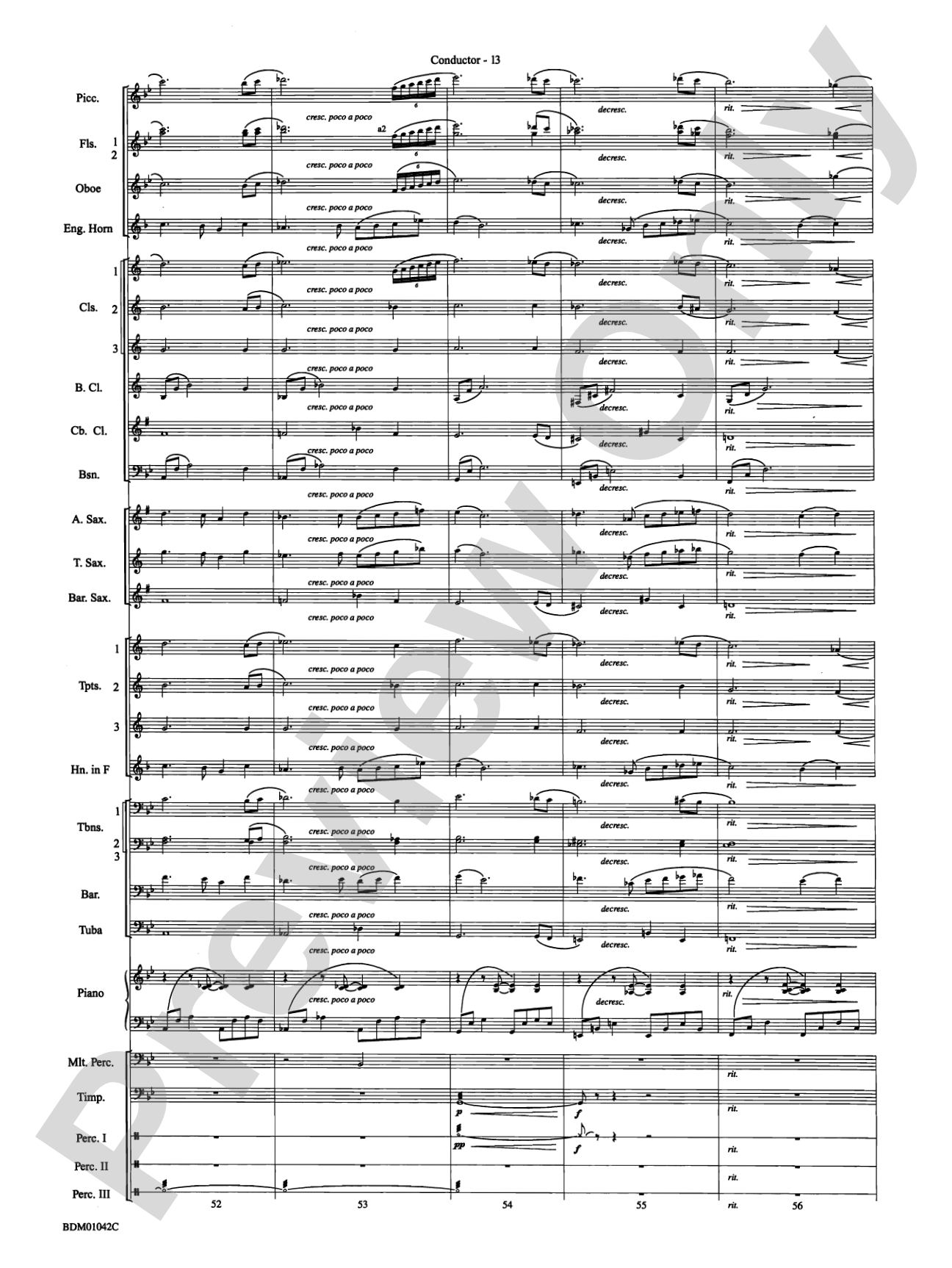The Isle of Calypso (from The Odyssey (Symphony No. 2)): Concert Band Conductor Score & Parts