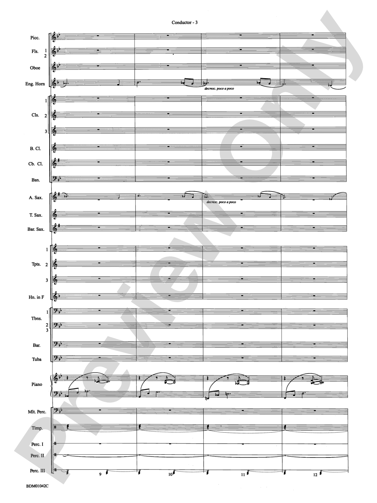 The Isle of Calypso (from The Odyssey (Symphony No. 2)): Concert Band Conductor Score & Parts