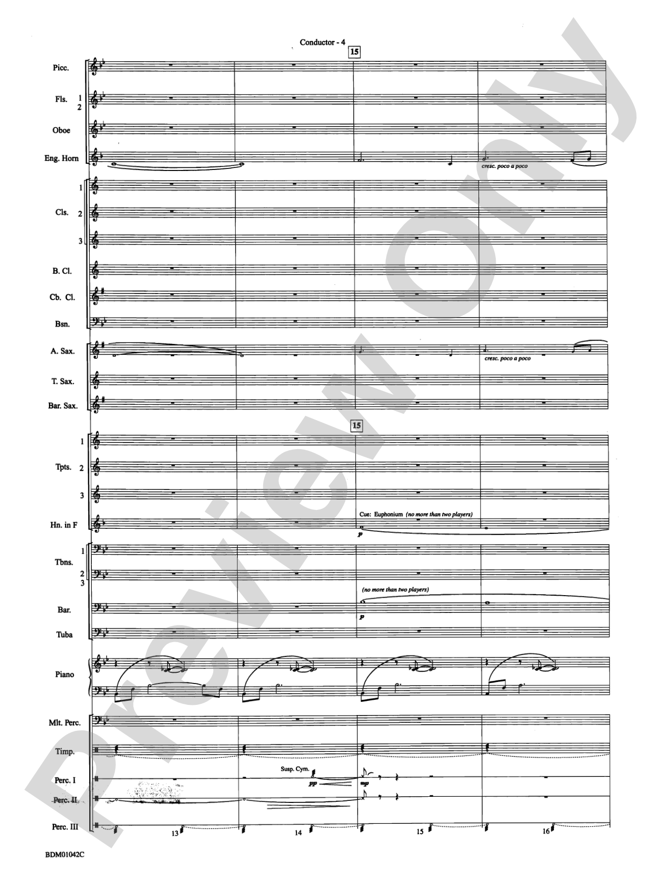 The Isle of Calypso (from The Odyssey (Symphony No. 2)): Concert Band Conductor Score & Parts