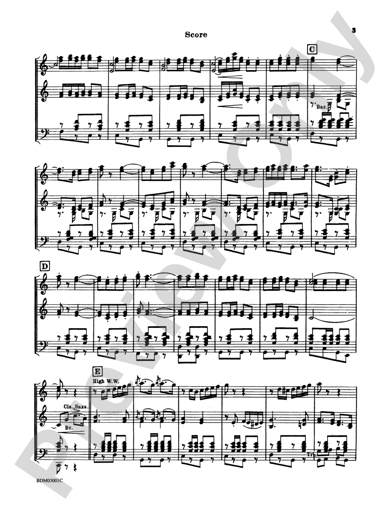 New Mexico March: Concert Band Conductor Score & Parts