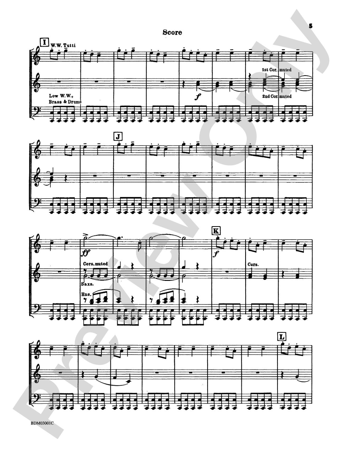 New Mexico March: Concert Band Conductor Score & Parts