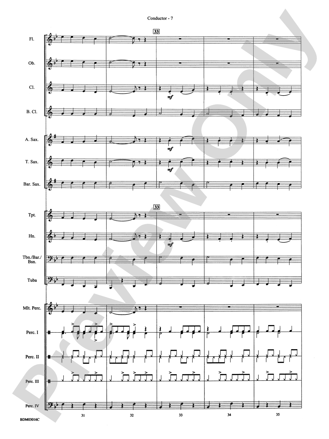 Dancin' on the Bayou: Concert Band Conductor Score & Parts