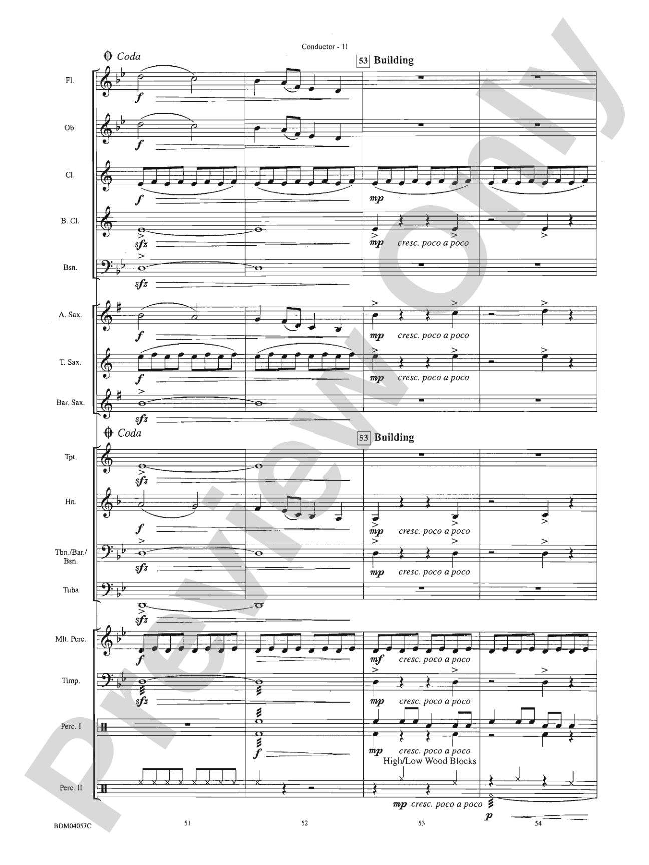 Morpheus: Concert Band Conductor Score & Parts
