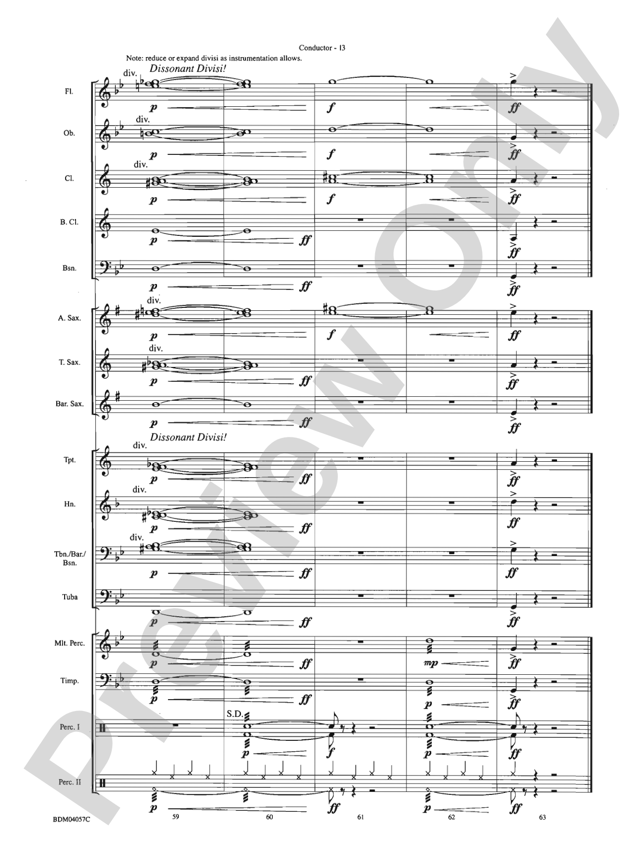 Morpheus: Concert Band Conductor Score & Parts