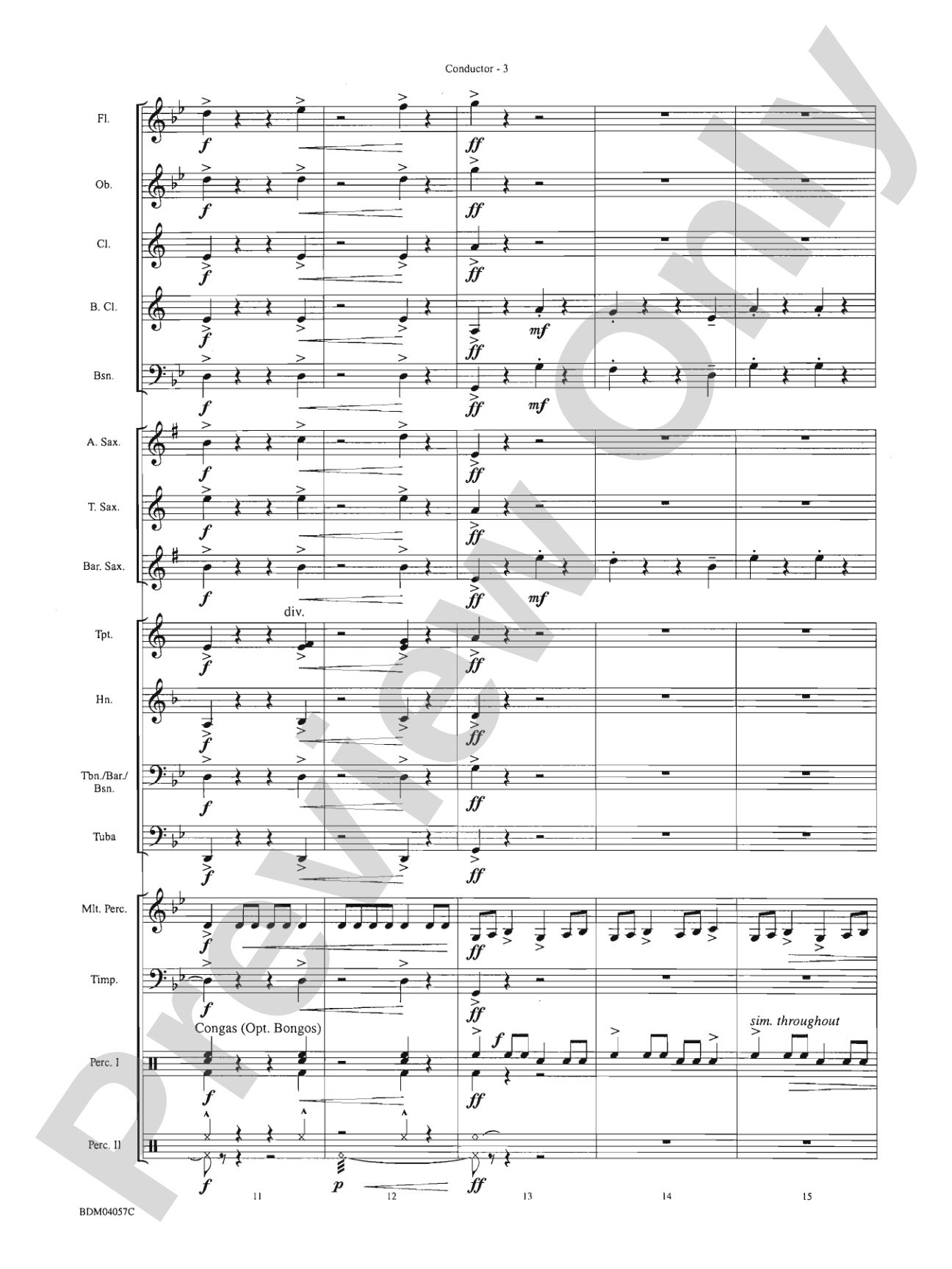 Morpheus: Concert Band Conductor Score & Parts