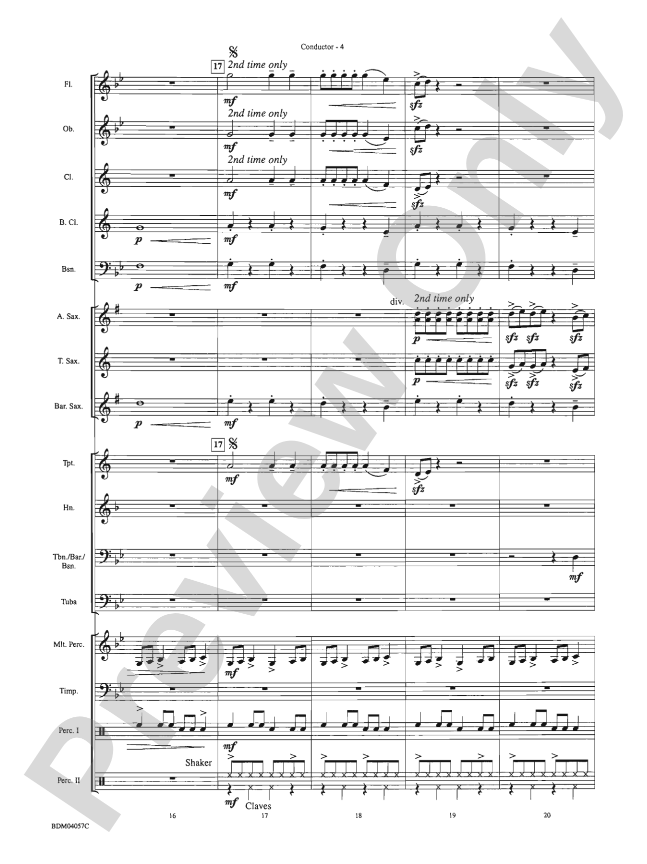 Morpheus: Concert Band Conductor Score & Parts
