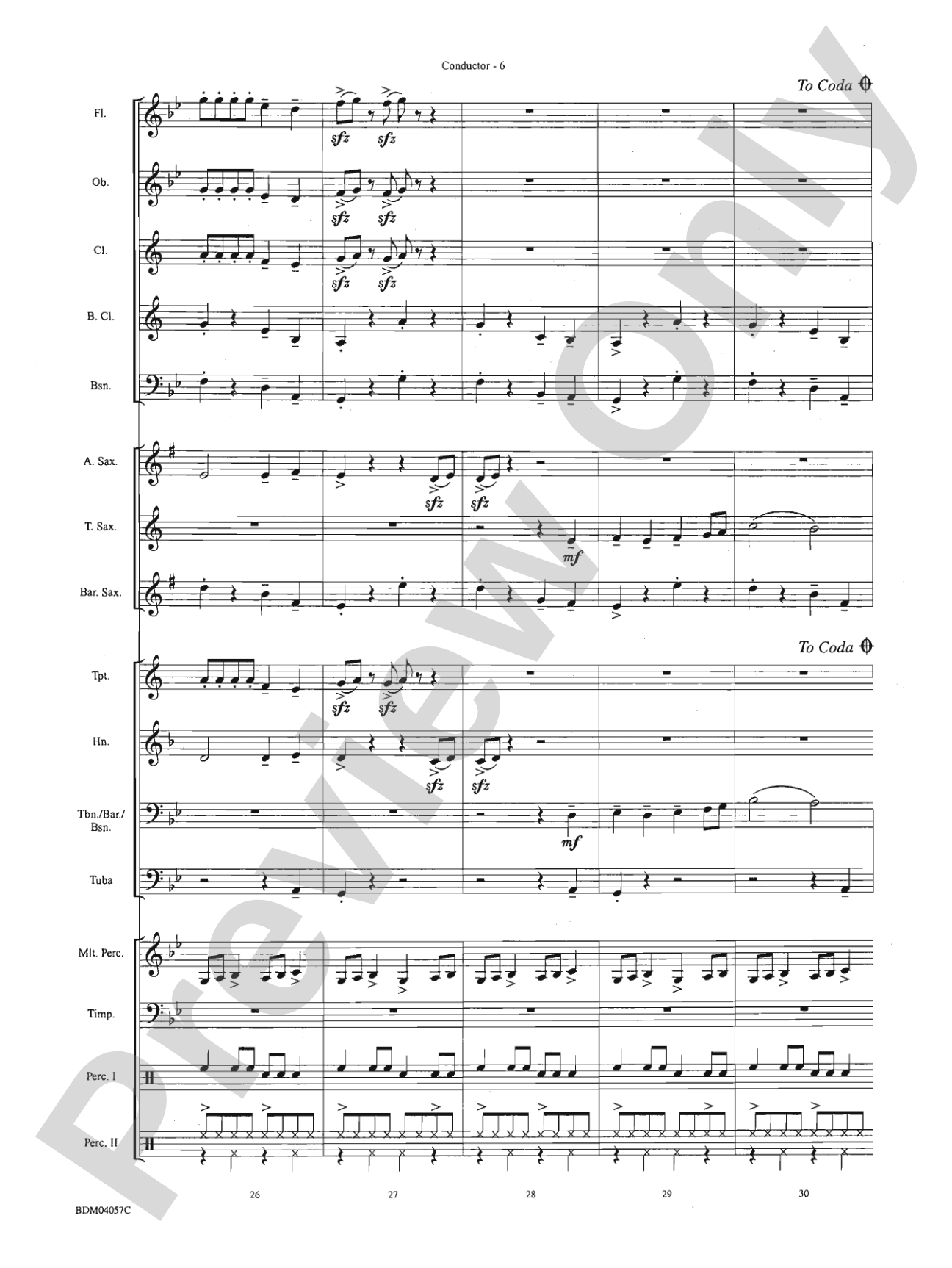 Morpheus: Concert Band Conductor Score & Parts