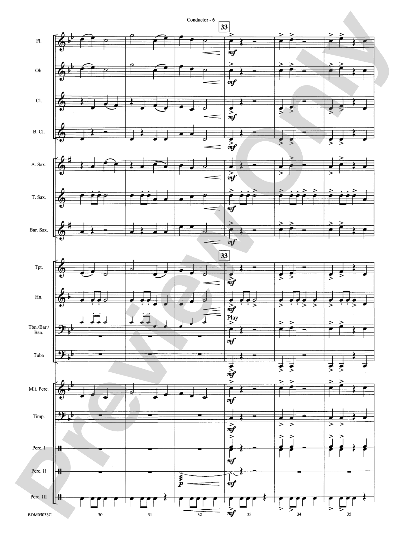 G-Force Five!: Concert Band Conductor Score & Parts