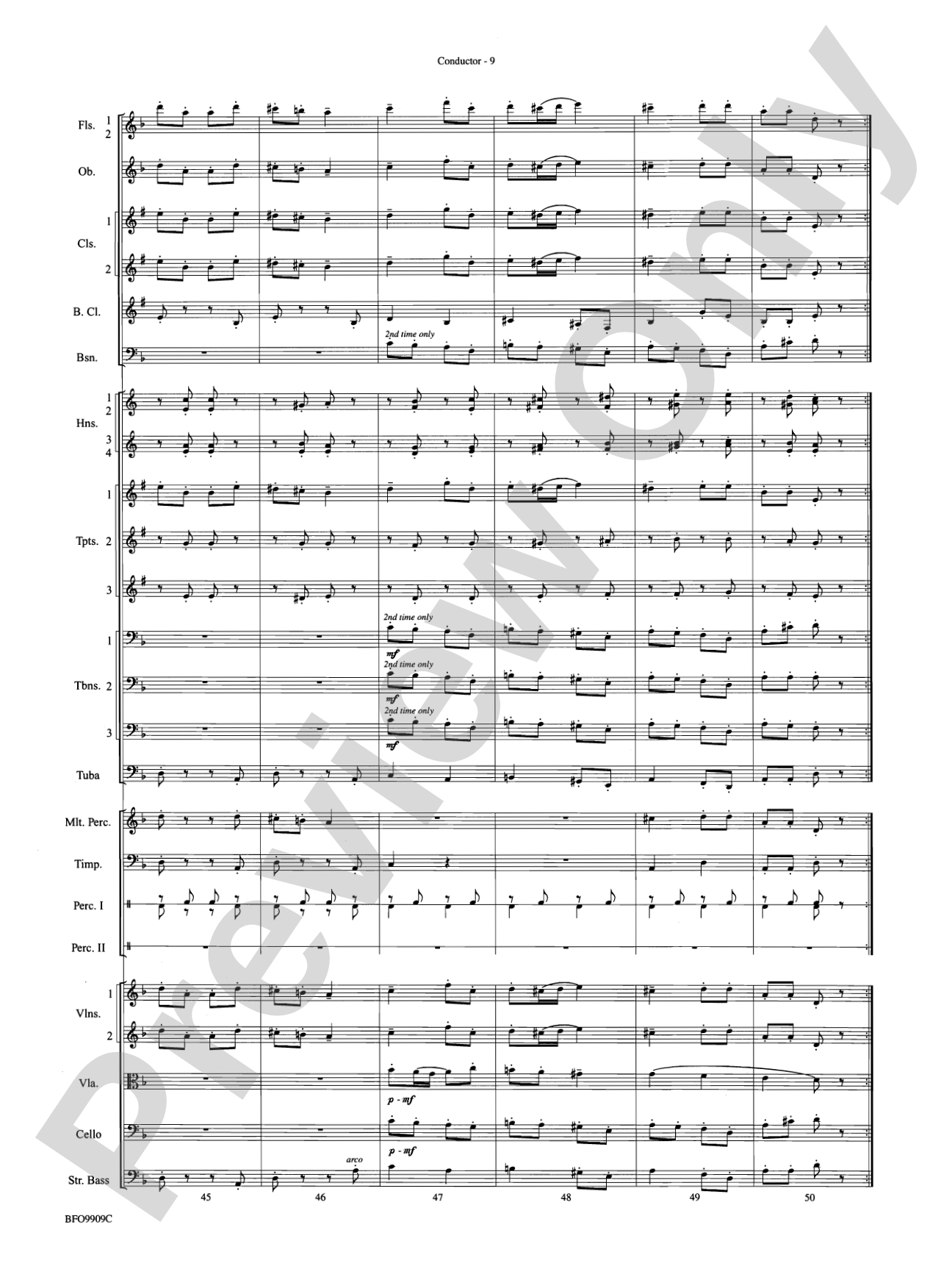Carmen Suite: Full Orchestra Conductor Score & Parts
