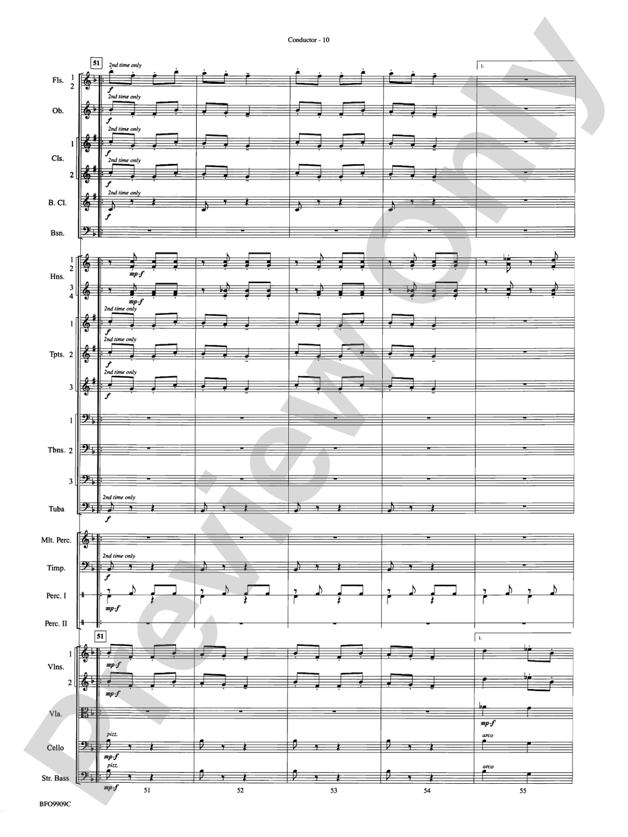 Carmen Suite: Full Orchestra Conductor Score & Parts