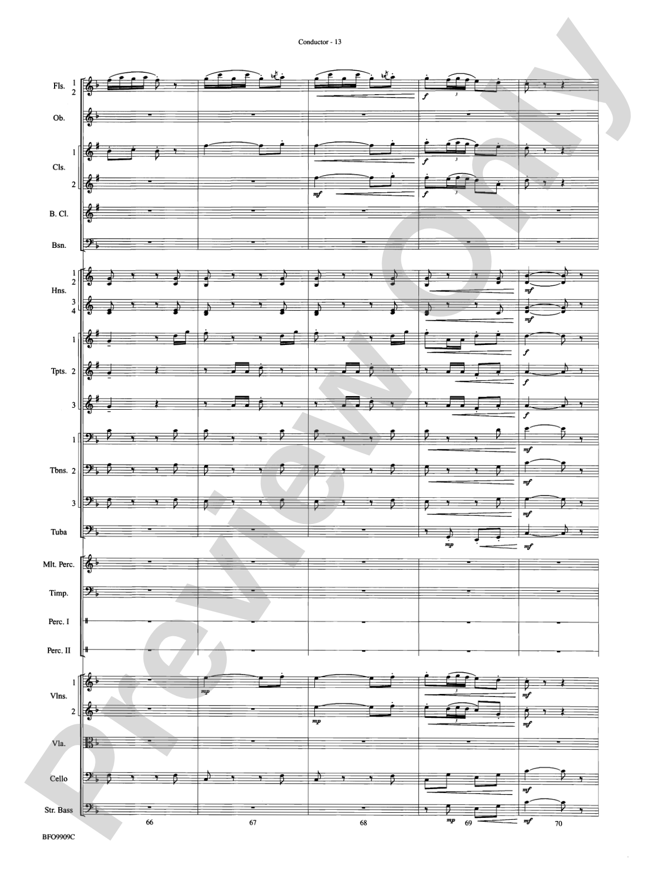 Carmen Suite: Full Orchestra Conductor Score & Parts