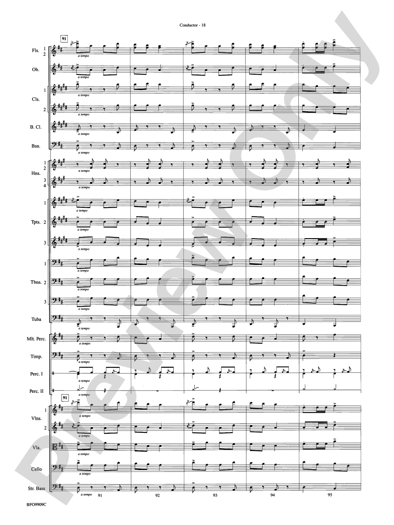Carmen Suite: Full Orchestra Conductor Score & Parts