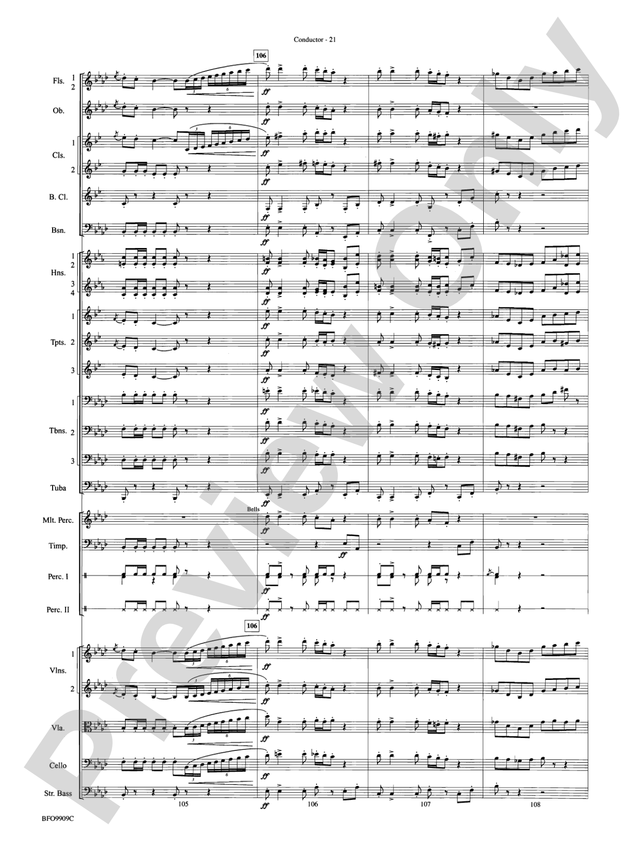 Carmen Suite: Full Orchestra Conductor Score & Parts