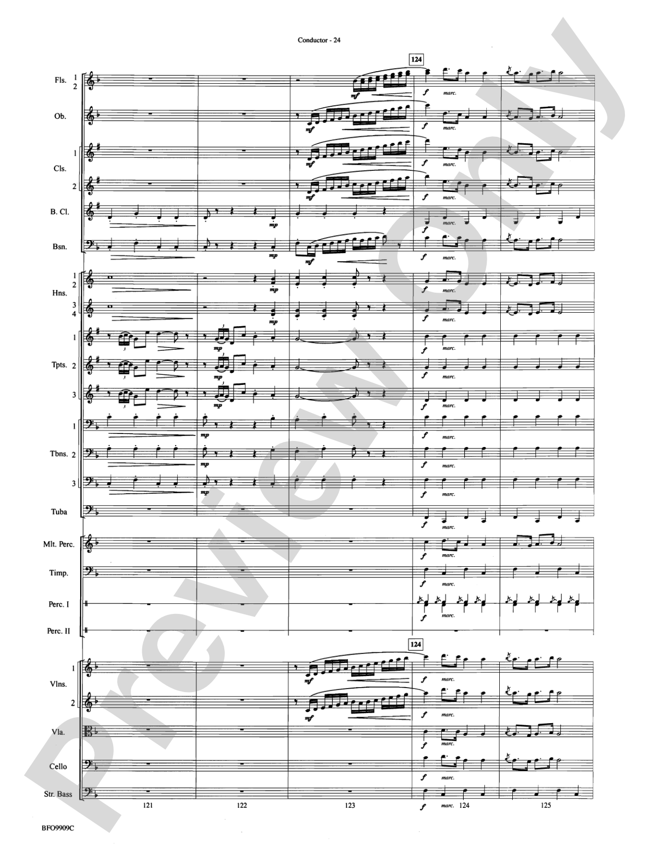 Carmen Suite: Full Orchestra Conductor Score & Parts
