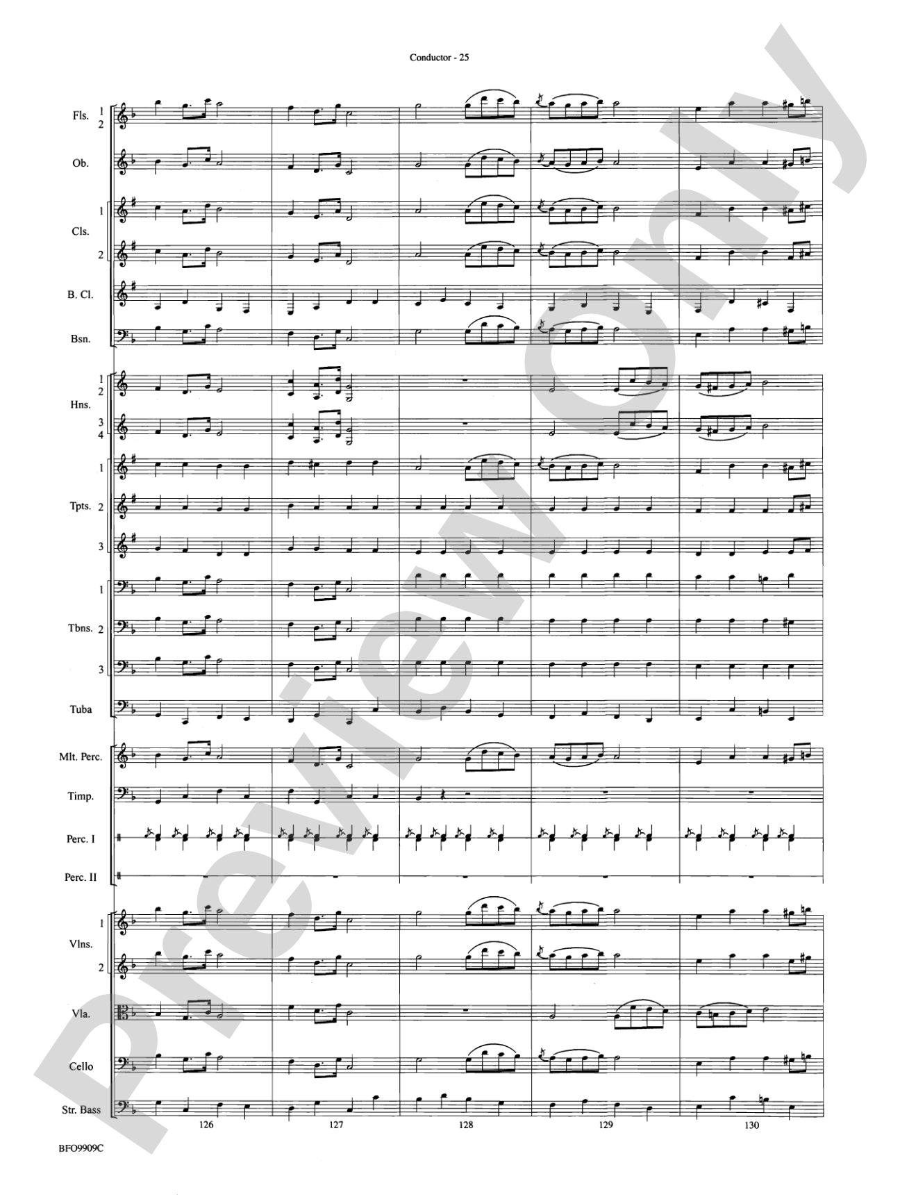 Carmen Suite: Full Orchestra Conductor Score & Parts