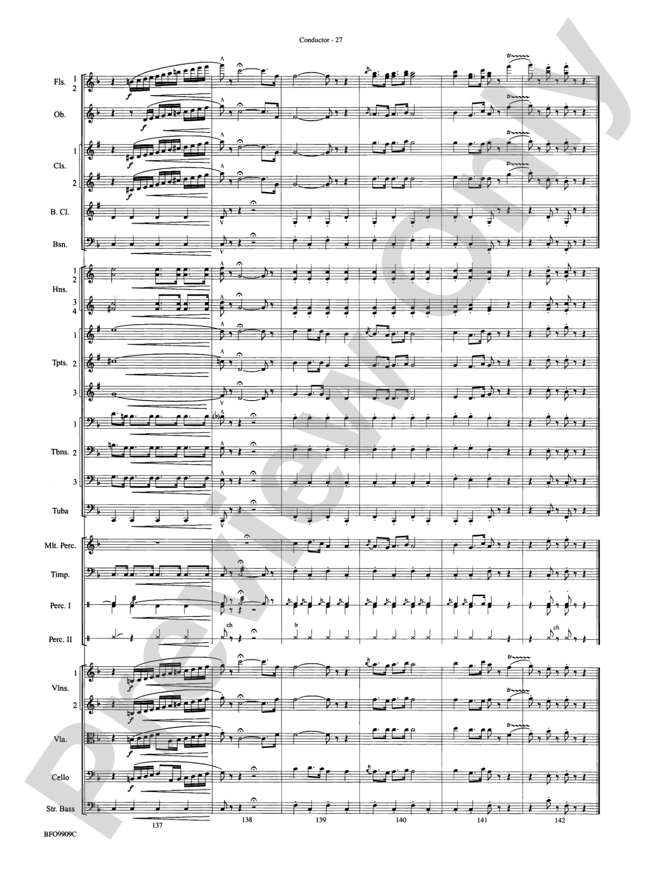 Carmen Suite: Full Orchestra Conductor Score & Parts