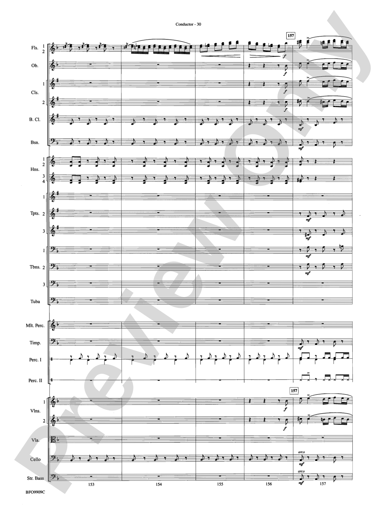 Carmen Suite: Full Orchestra Conductor Score & Parts