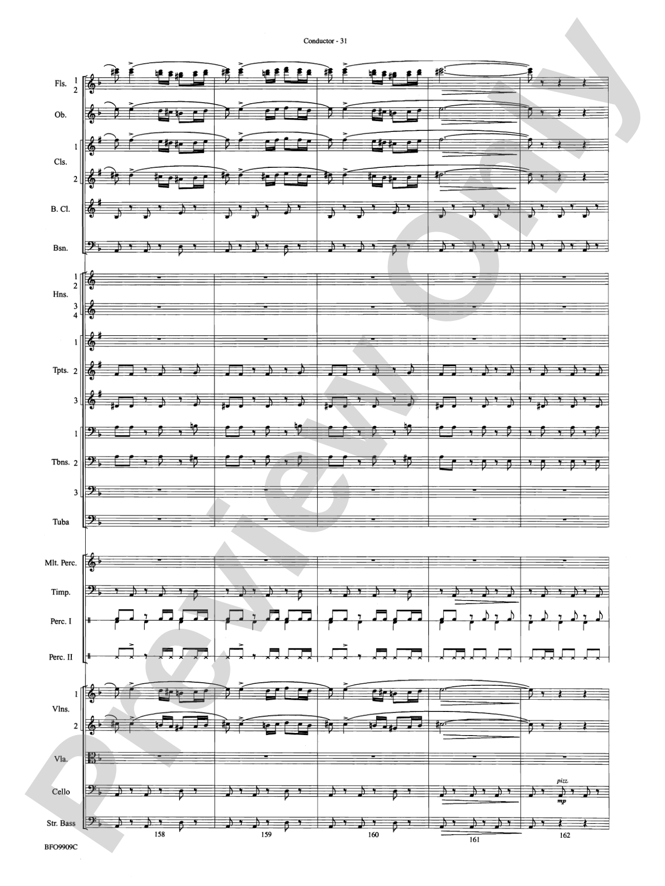 Carmen Suite: Full Orchestra Conductor Score & Parts