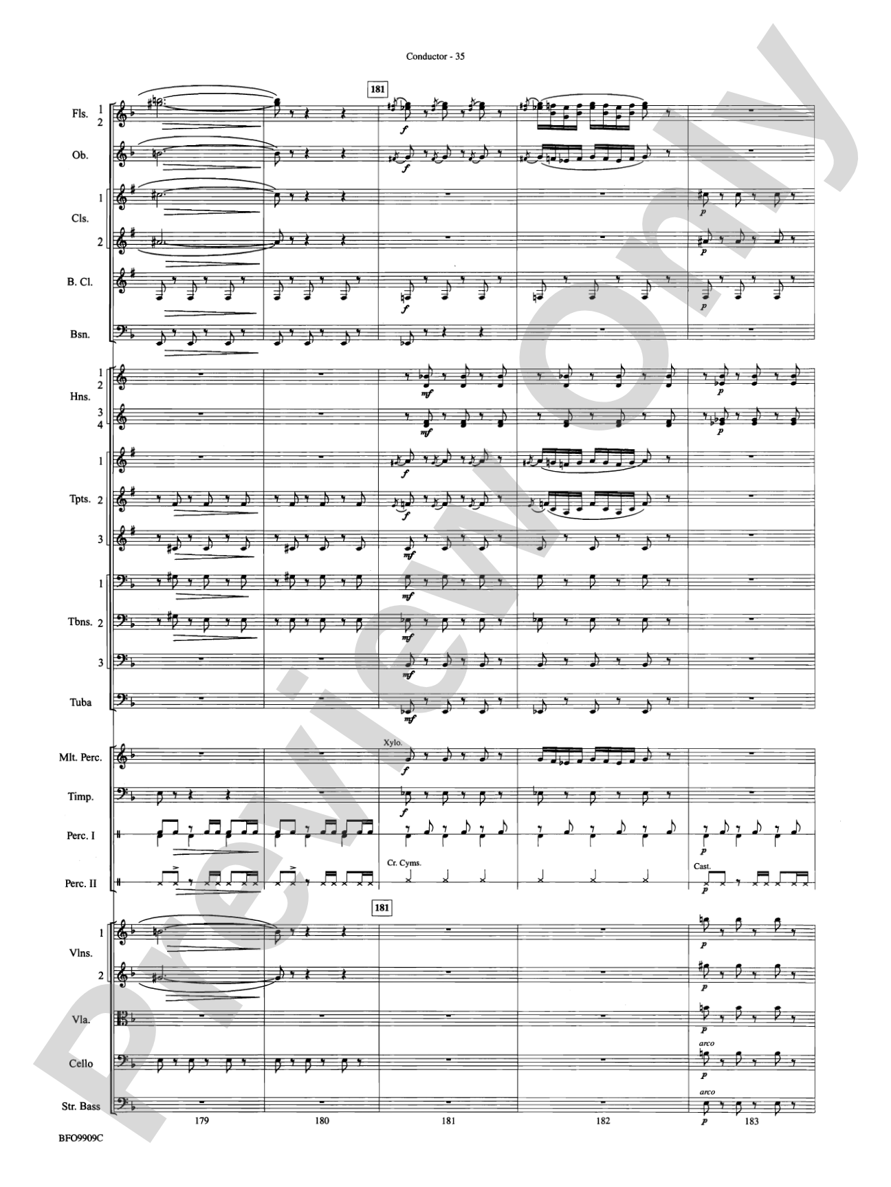 Carmen Suite: Full Orchestra Conductor Score & Parts