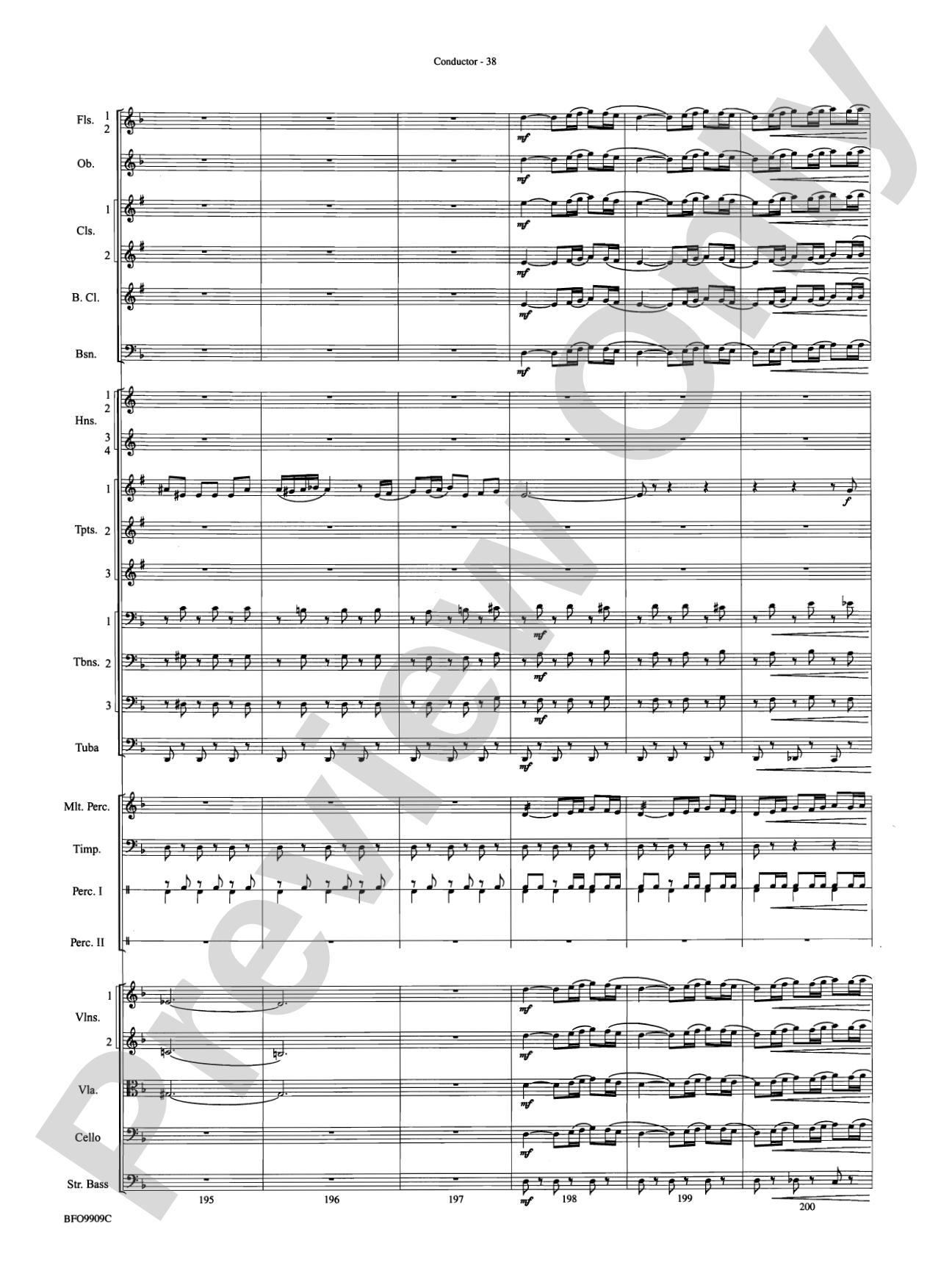 Carmen Suite: Full Orchestra Conductor Score & Parts