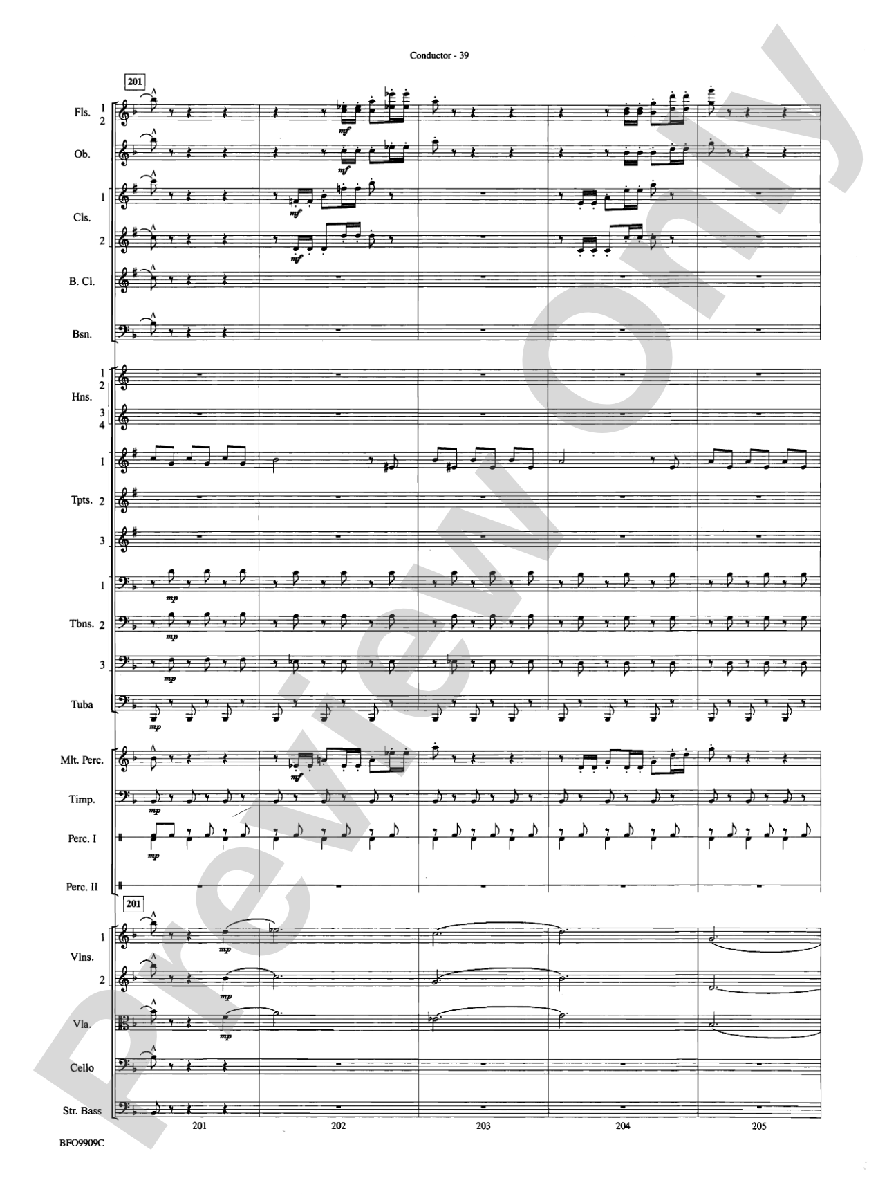 Carmen Suite: Full Orchestra Conductor Score & Parts