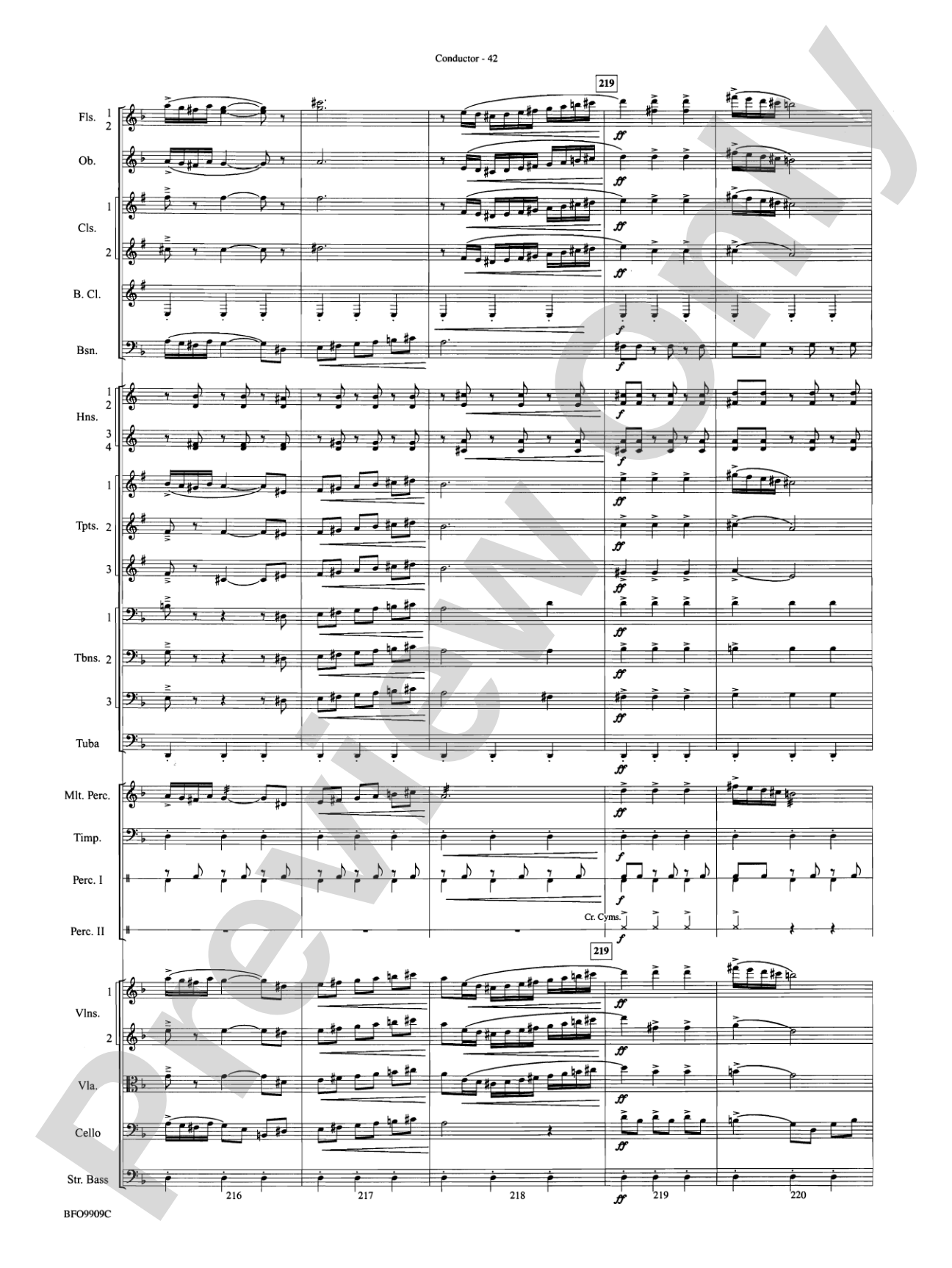 Carmen Suite: Full Orchestra Conductor Score & Parts