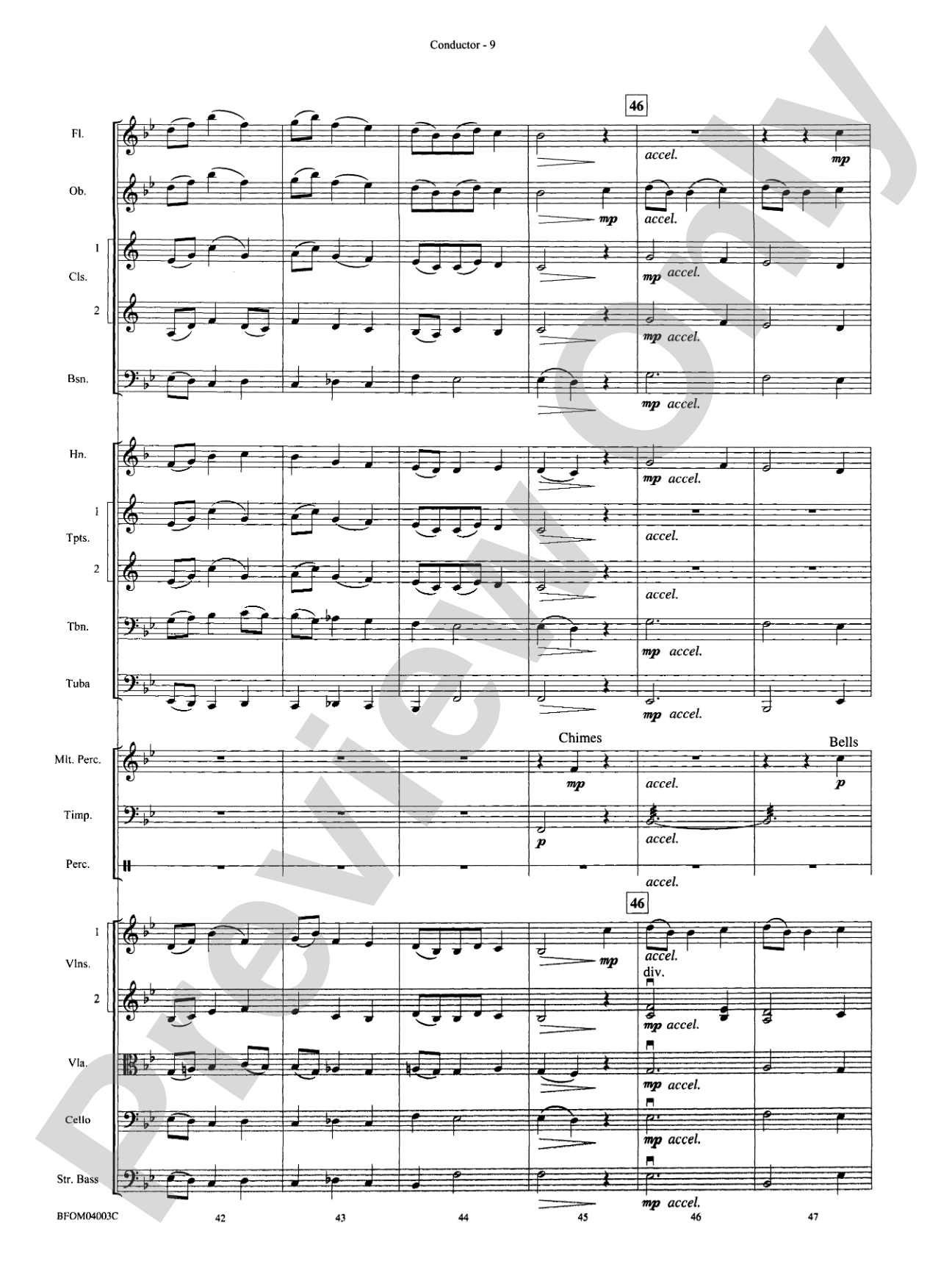 Brother James' Air: Full Orchestra Conductor Score & Parts