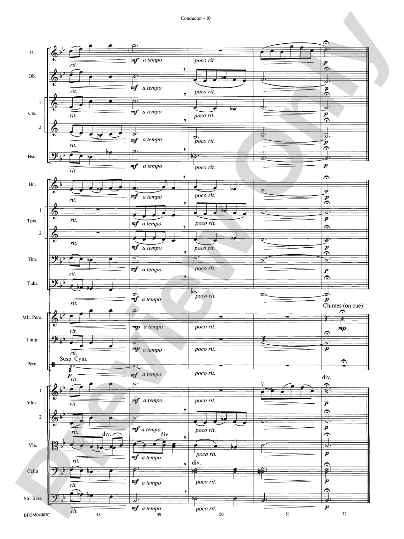 Brother James' Air: Full Orchestra Conductor Score & Parts