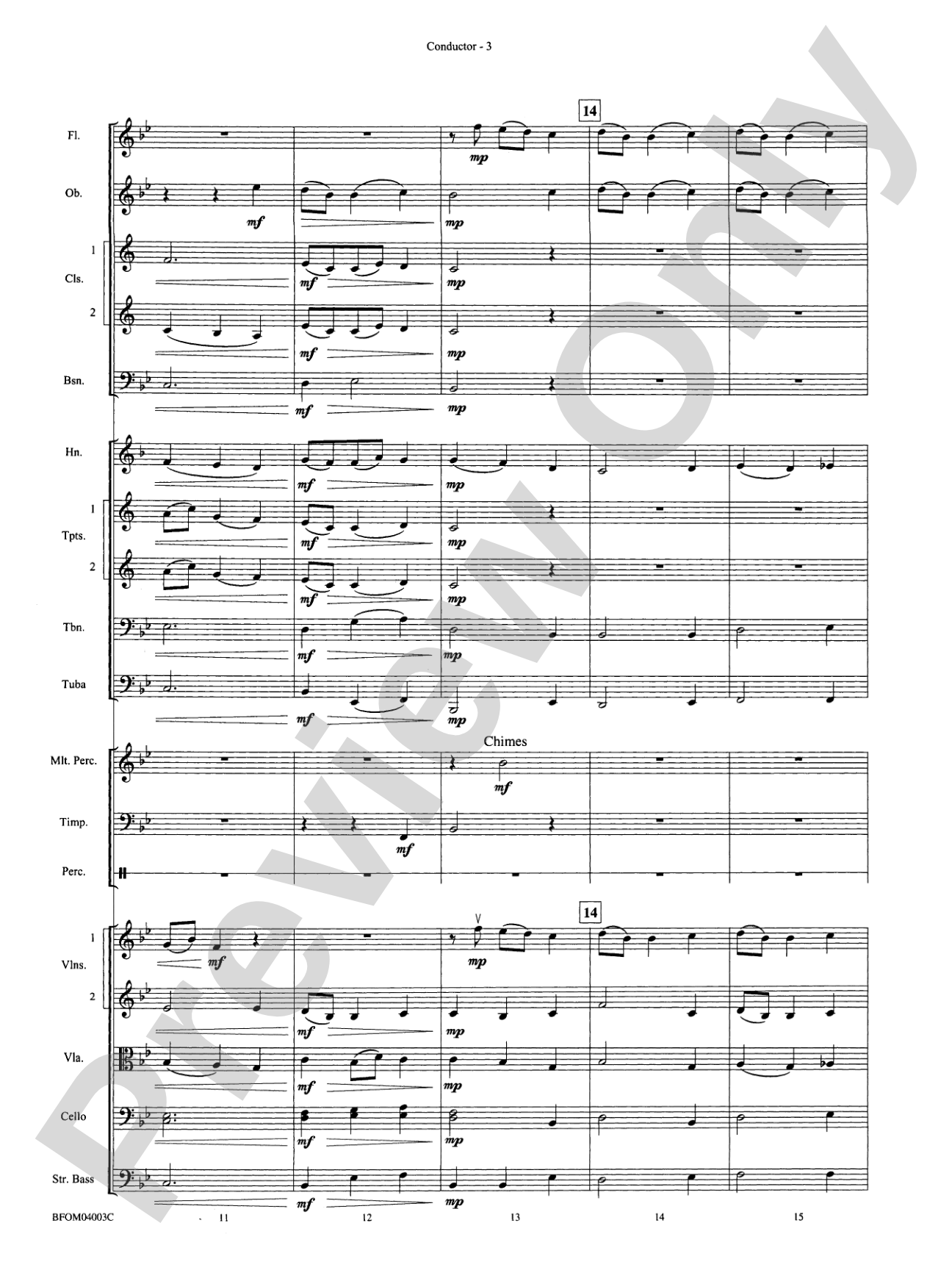 Brother James' Air: Full Orchestra Conductor Score & Parts