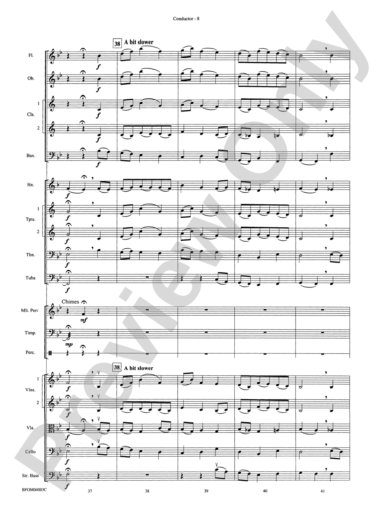 Brother James' Air: Full Orchestra Conductor Score & Parts