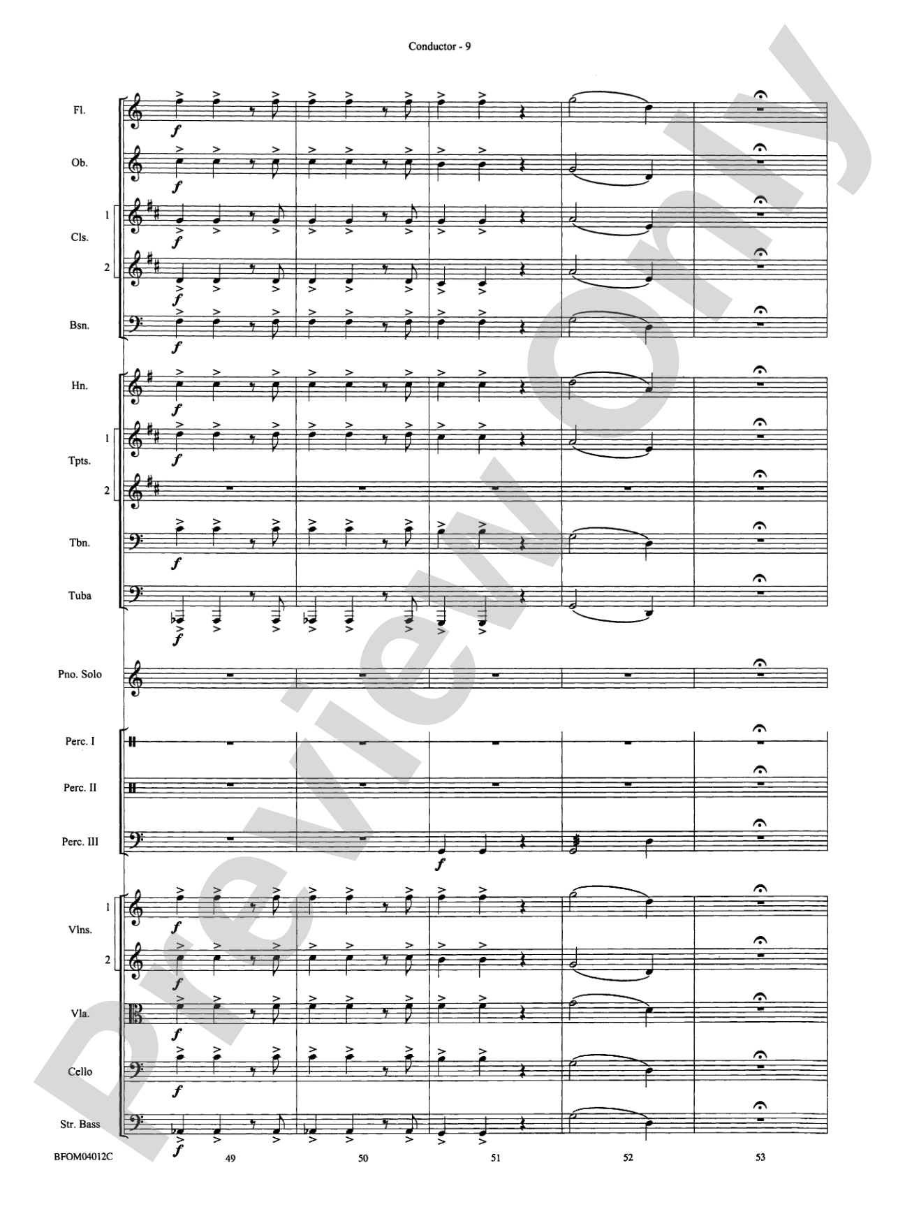Chopstix Variations (with Opt. Piano Solo): Full Orchestra Conductor Score & Parts