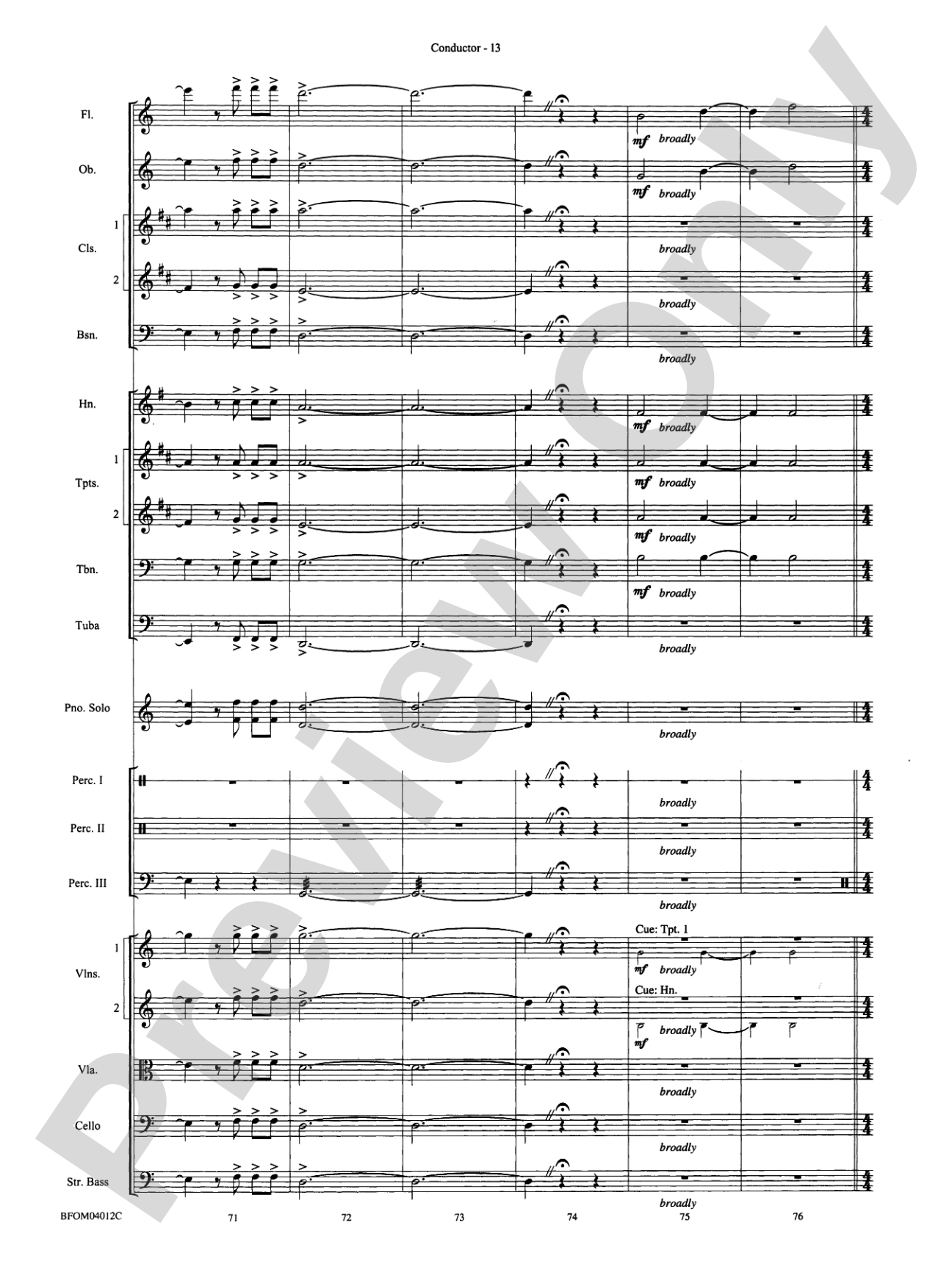 Chopstix Variations (with Opt. Piano Solo): Full Orchestra Conductor Score & Parts