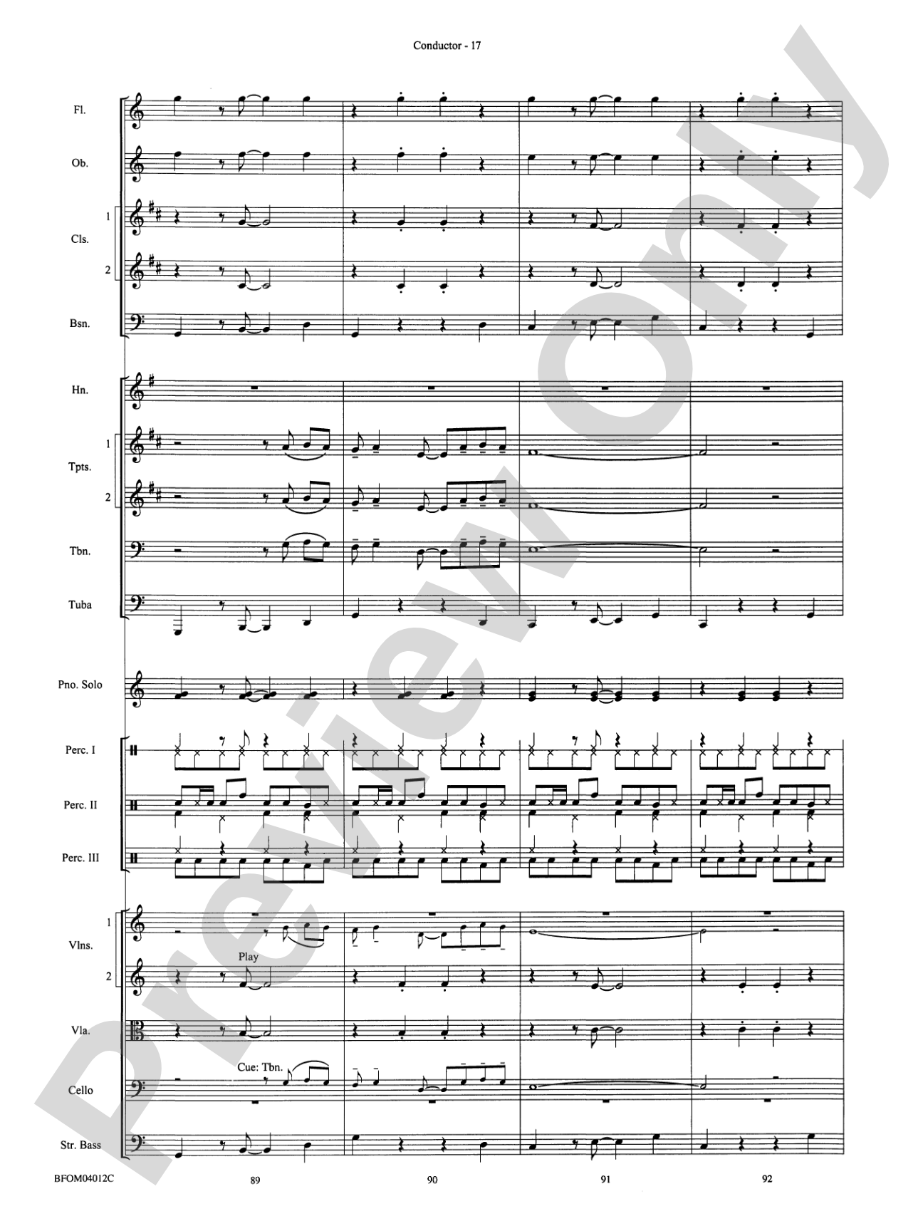 Chopstix Variations (with Opt. Piano Solo): Full Orchestra Conductor Score & Parts