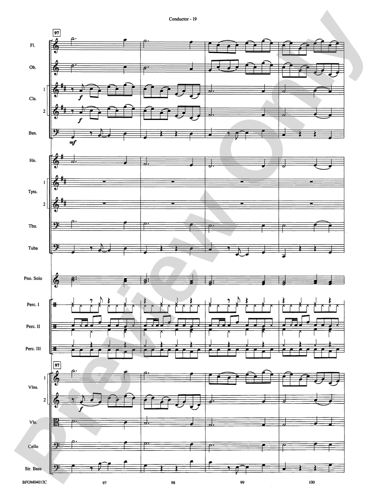 Chopstix Variations (with Opt. Piano Solo): Full Orchestra Conductor Score & Parts