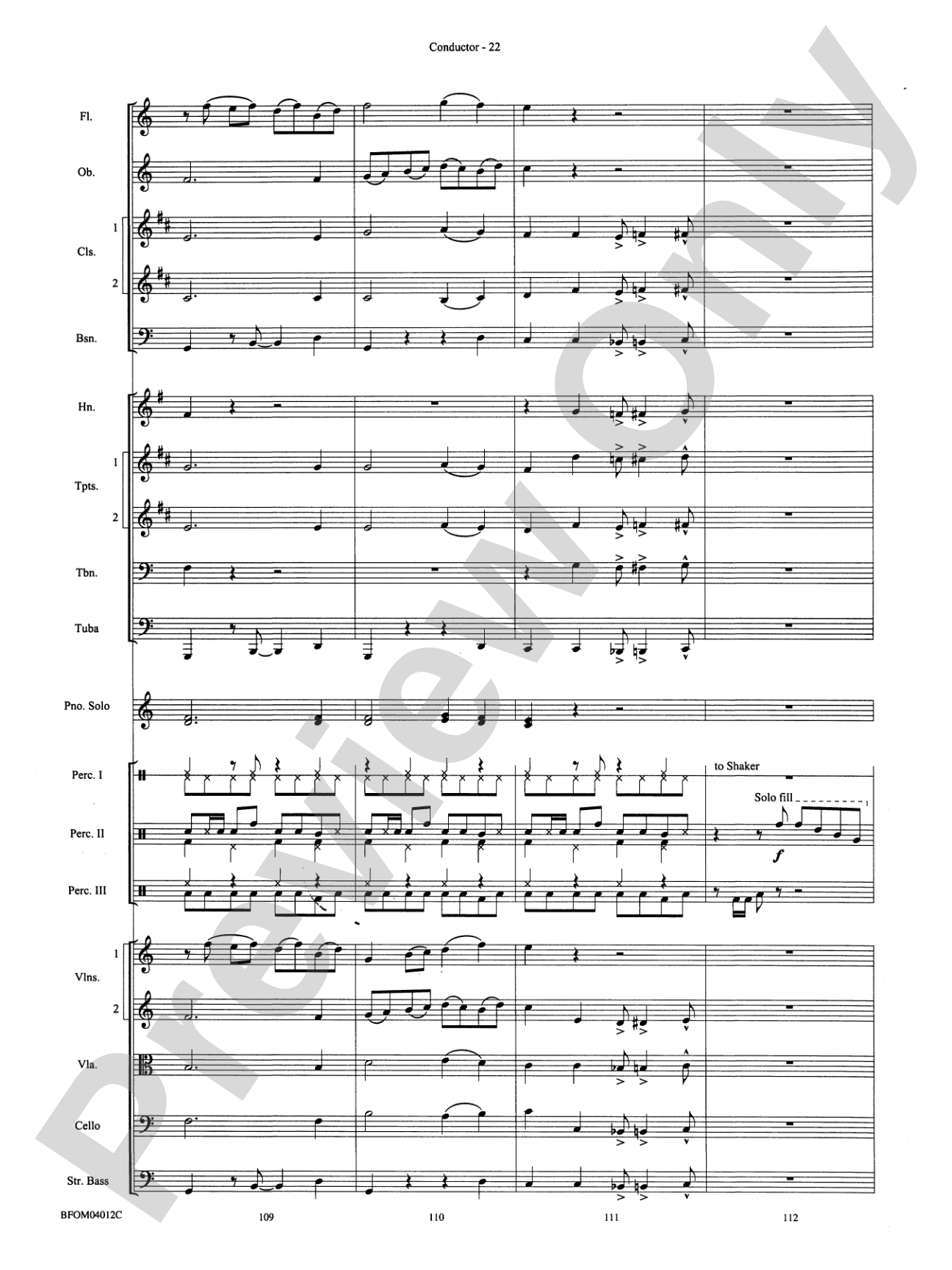 Chopstix Variations (with Opt. Piano Solo): Full Orchestra Conductor Score & Parts