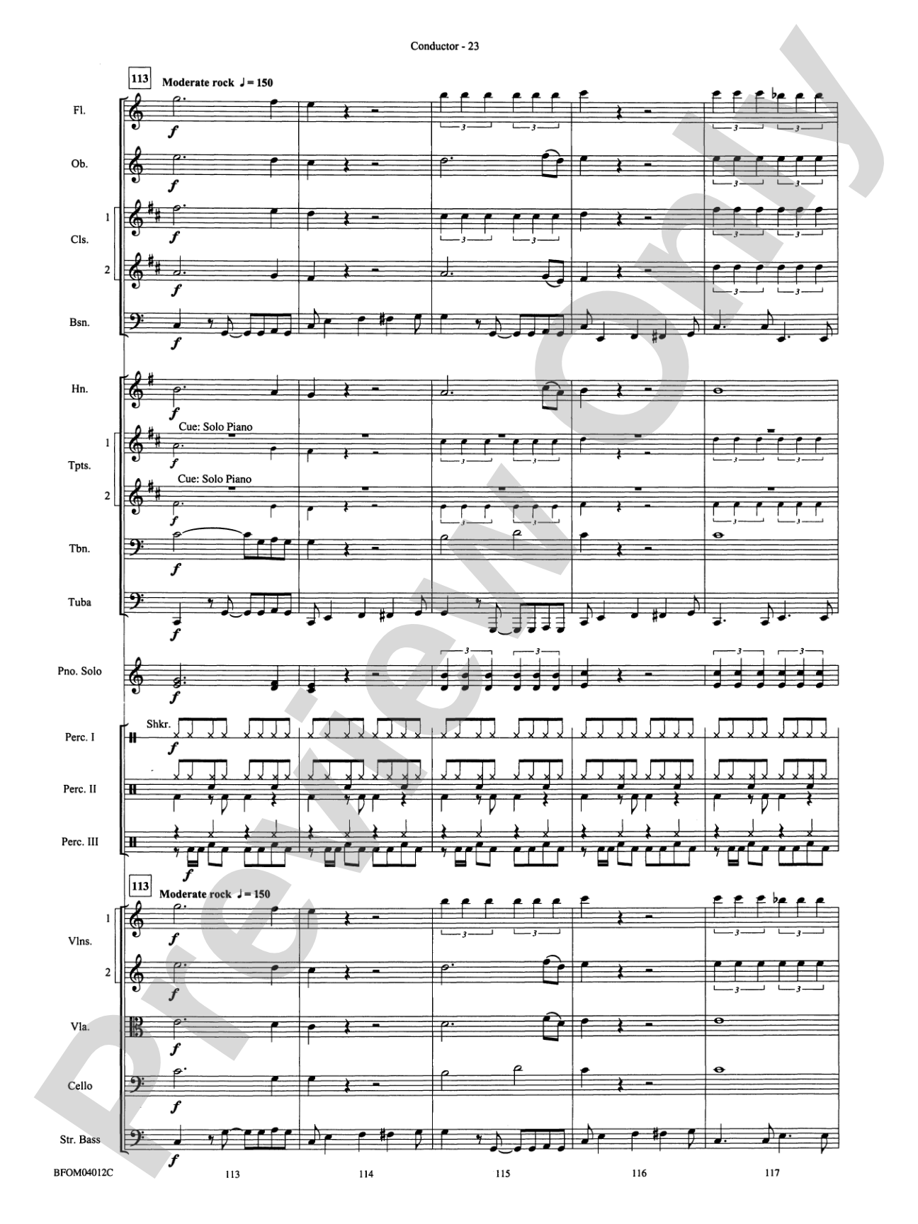 Chopstix Variations (with Opt. Piano Solo): Full Orchestra Conductor Score & Parts
