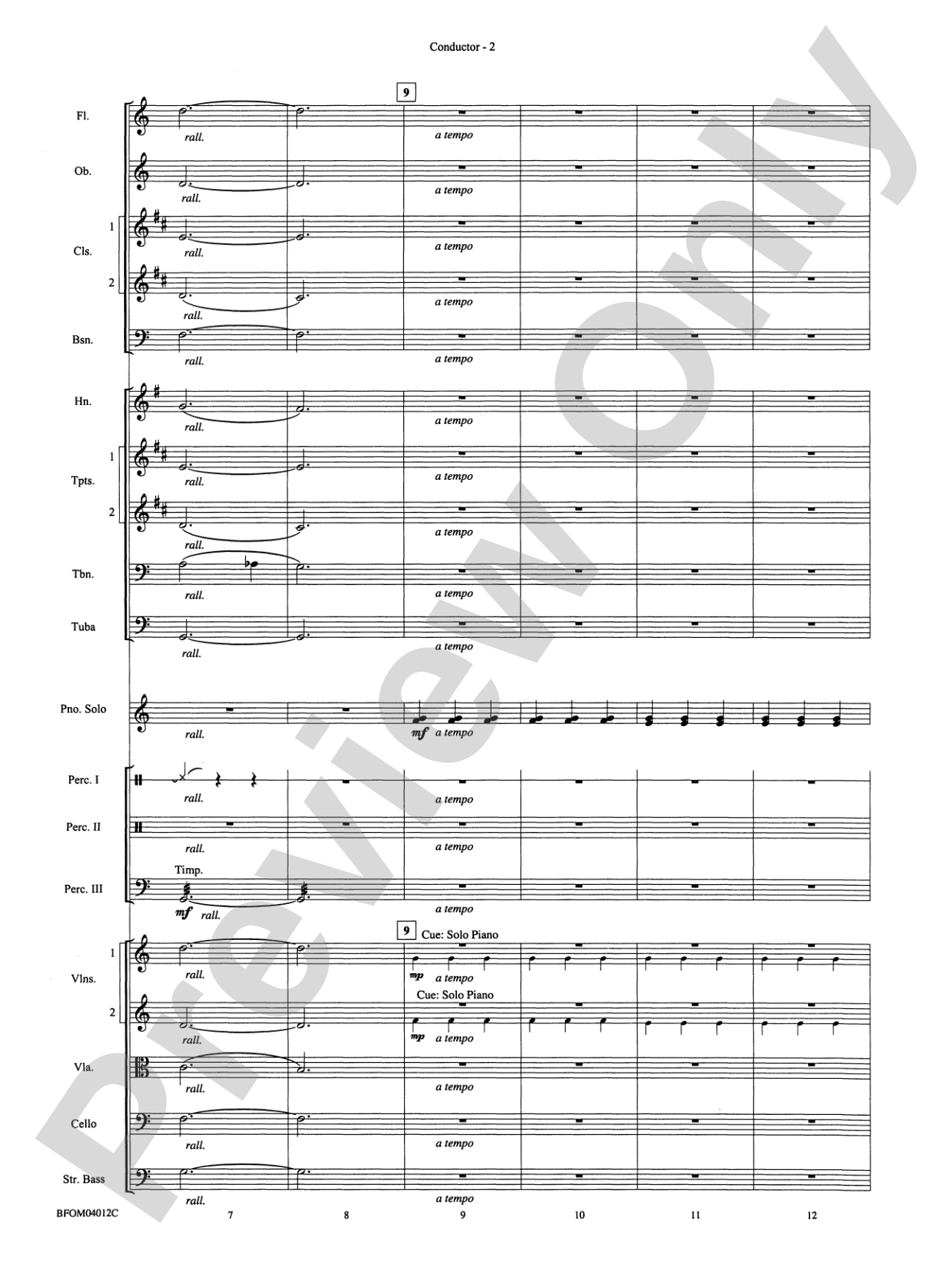 Chopstix Variations (with Opt. Piano Solo): Full Orchestra Conductor Score & Parts