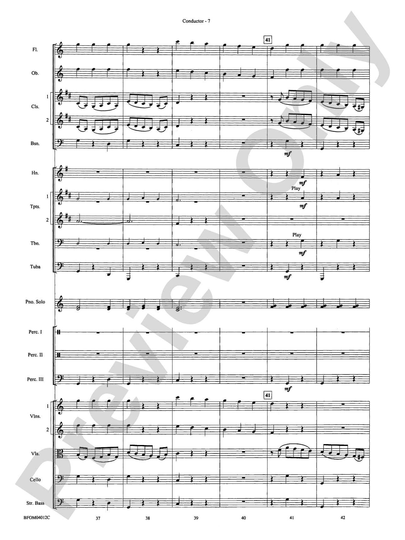 Chopstix Variations (with Opt. Piano Solo): Full Orchestra Conductor Score & Parts