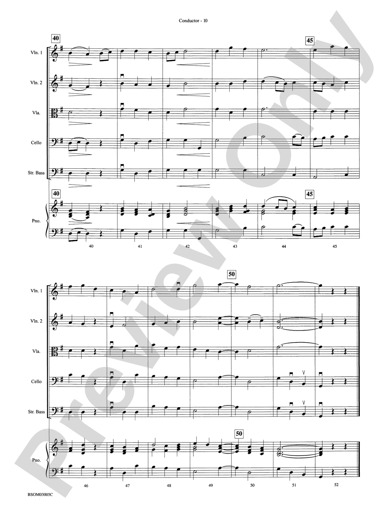 Dance Suite for Strings (I. Allemande, II. Sarabande, III. Gigue): String Orchestra Conductor Score & Parts