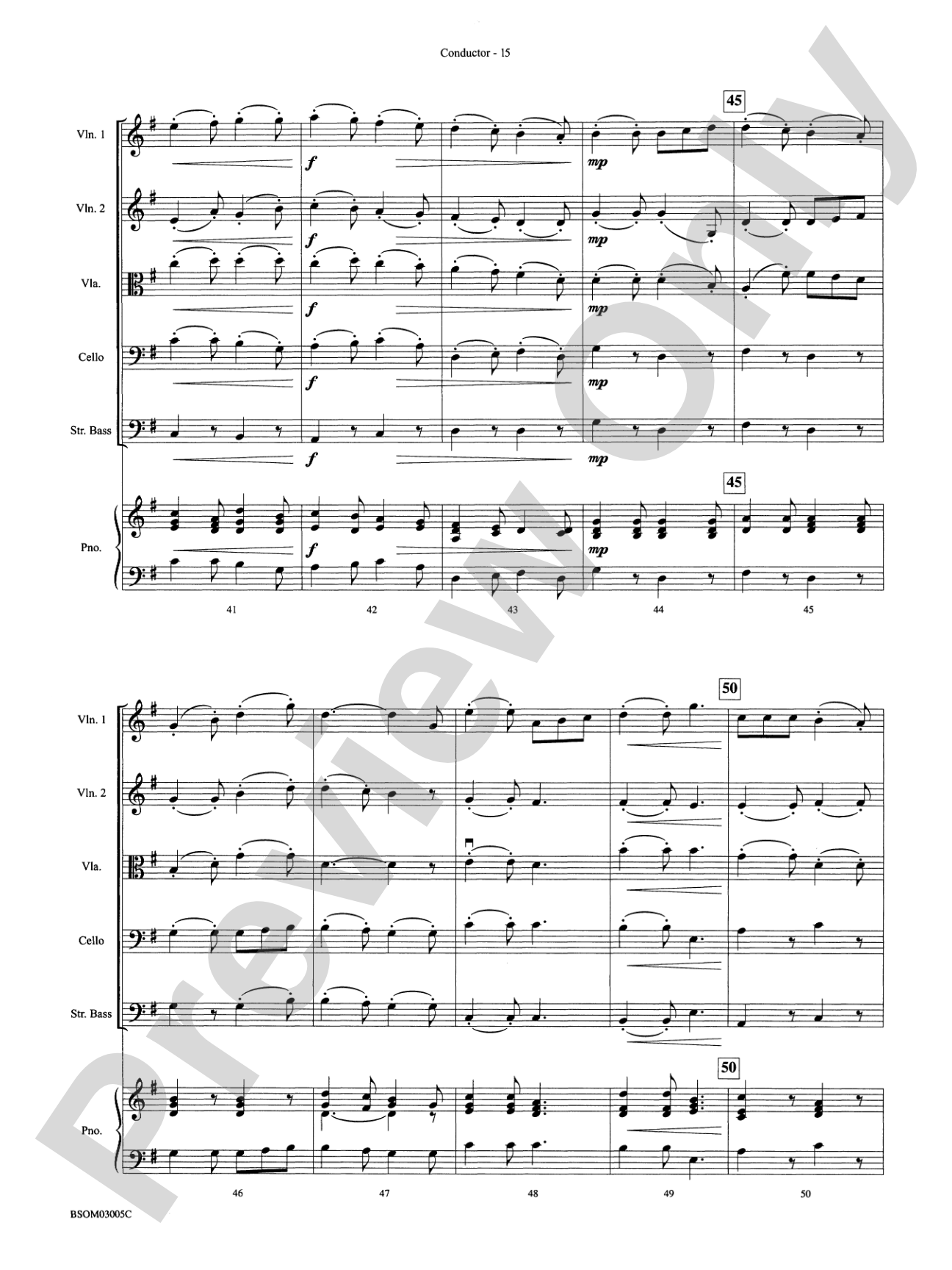 Dance Suite for Strings (I. Allemande, II. Sarabande, III. Gigue): String Orchestra Conductor Score & Parts