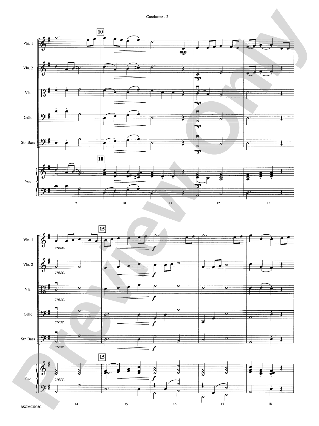Dance Suite for Strings (I. Allemande, II. Sarabande, III. Gigue): String Orchestra Conductor Score & Parts
