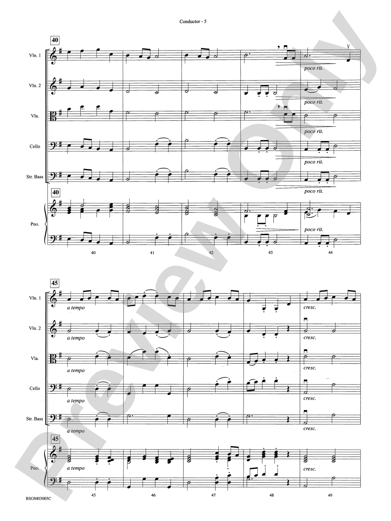 Dance Suite for Strings (I. Allemande, II. Sarabande, III. Gigue): String Orchestra Conductor Score & Parts