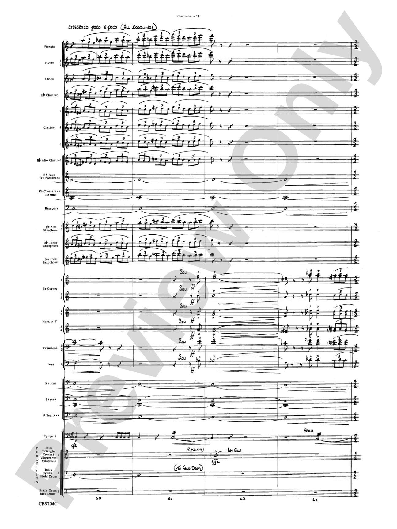 Star Wars® Medley: Score