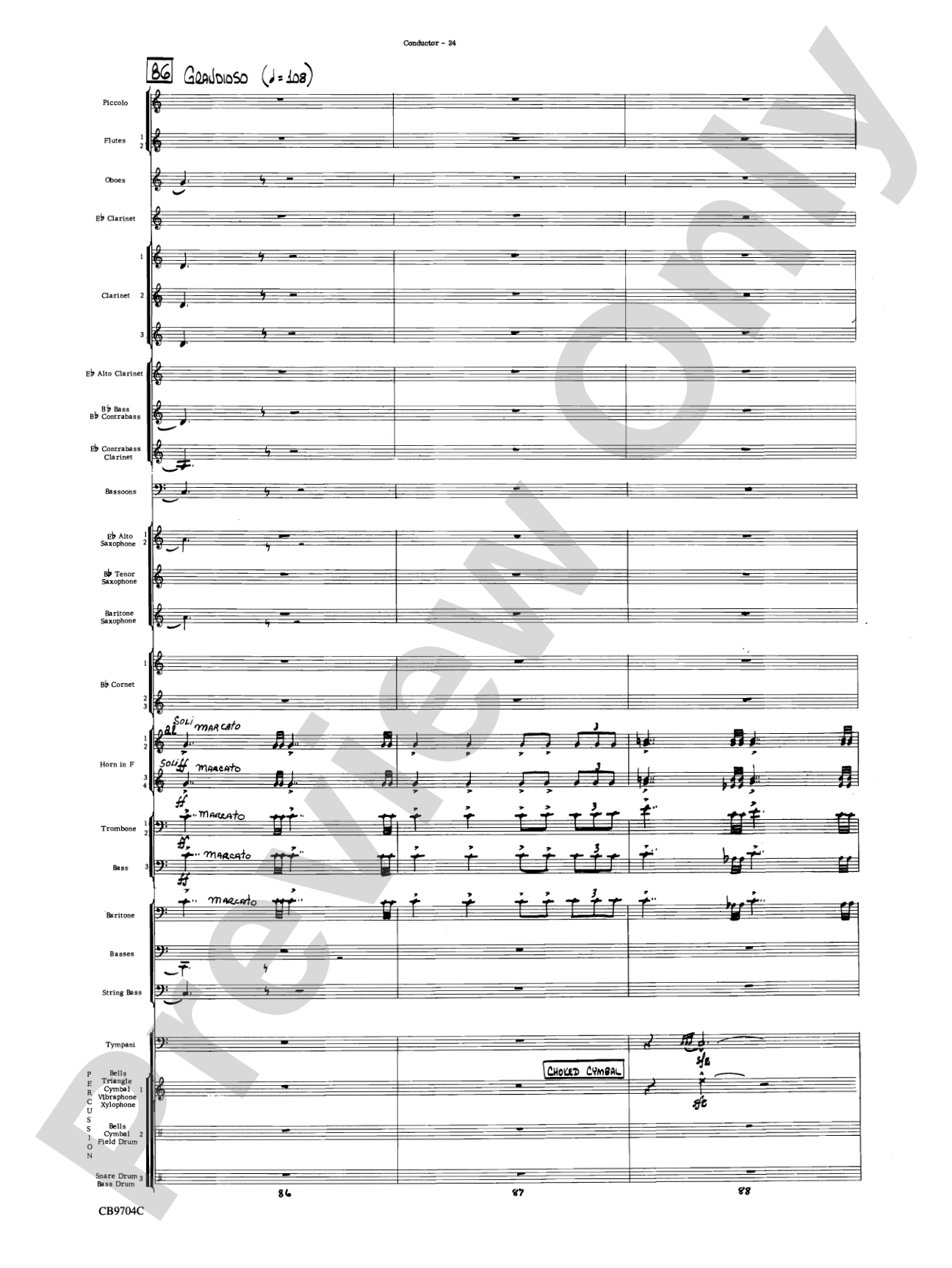 Star Wars® Medley: Score