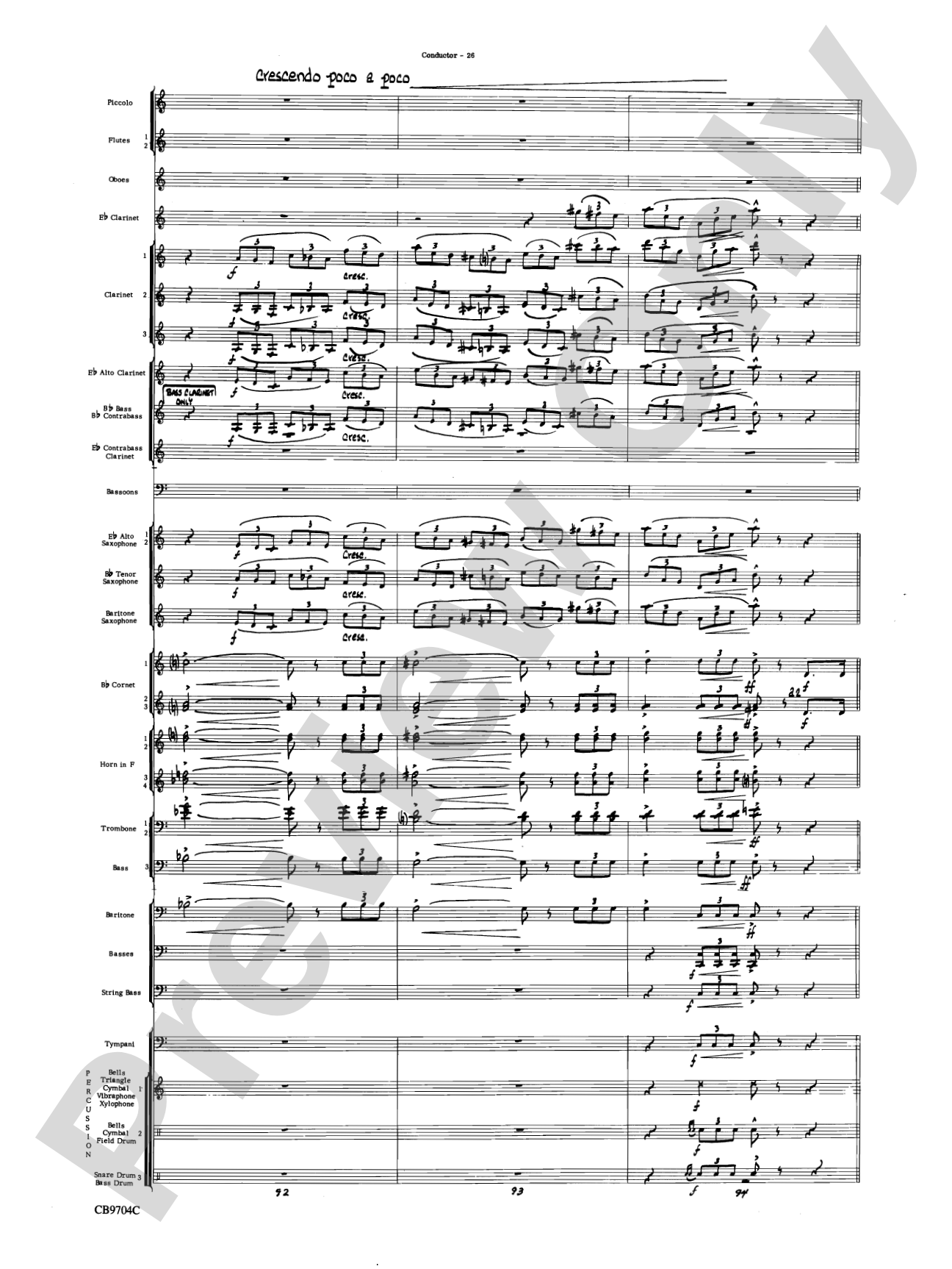 Star Wars® Medley: Score