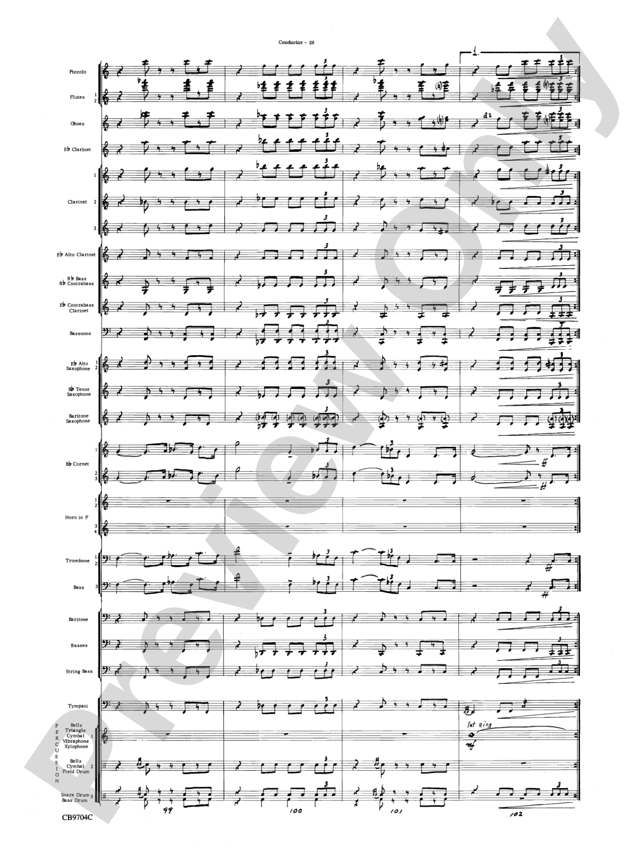 Star Wars® Medley: Score